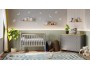 חדר לתינוק לוטם לבן שילוב טבעי 