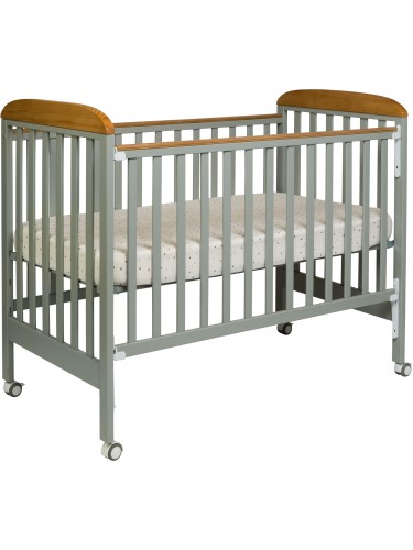 מיטת תינוק דגם אנבל אפור טבעי