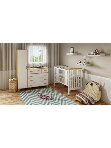חדר לתינוק יעל טבעי לבן