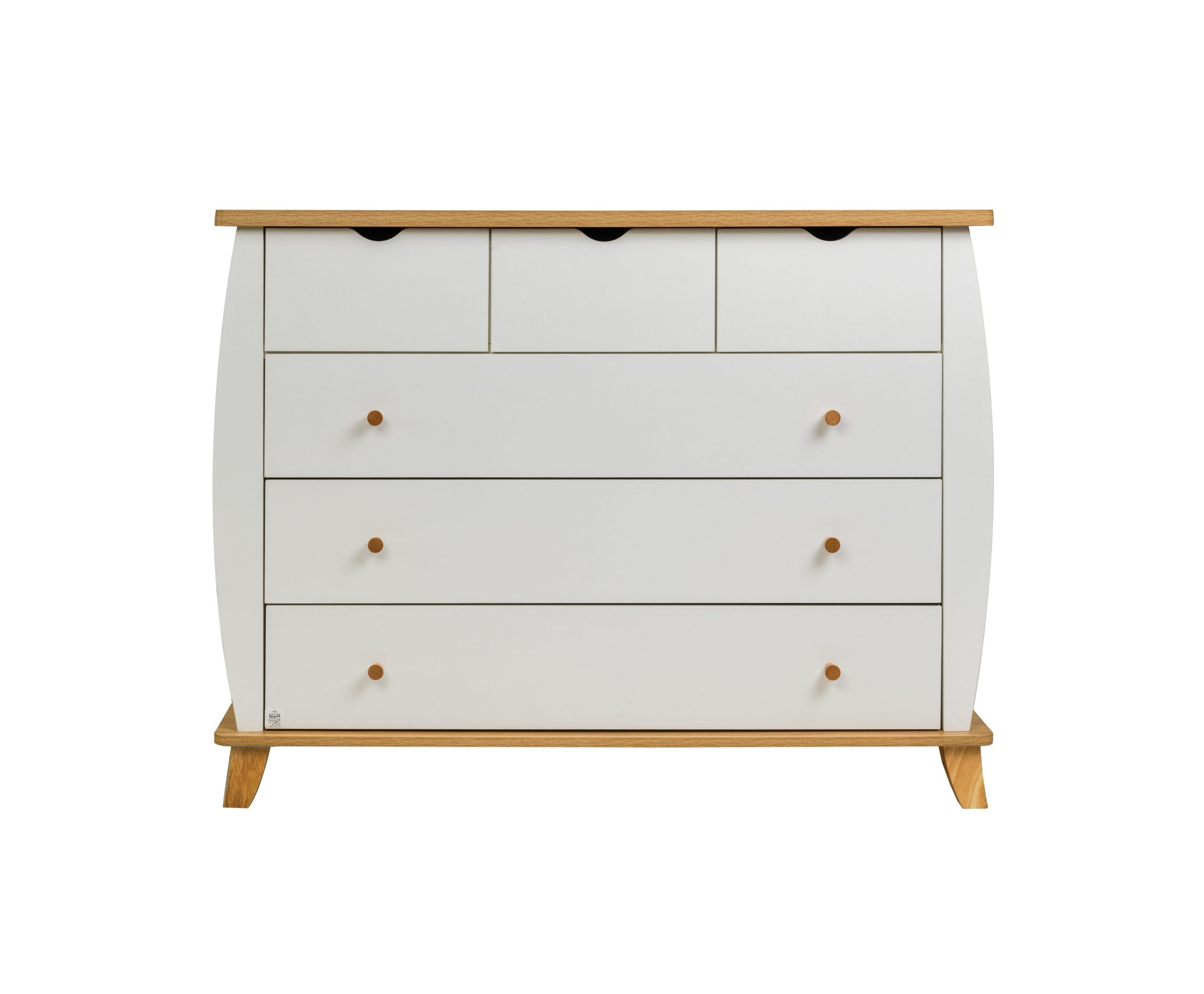 שידה אדל לבן טבעי- מסילות לאגר- שידה מורכבת במחסני החברה