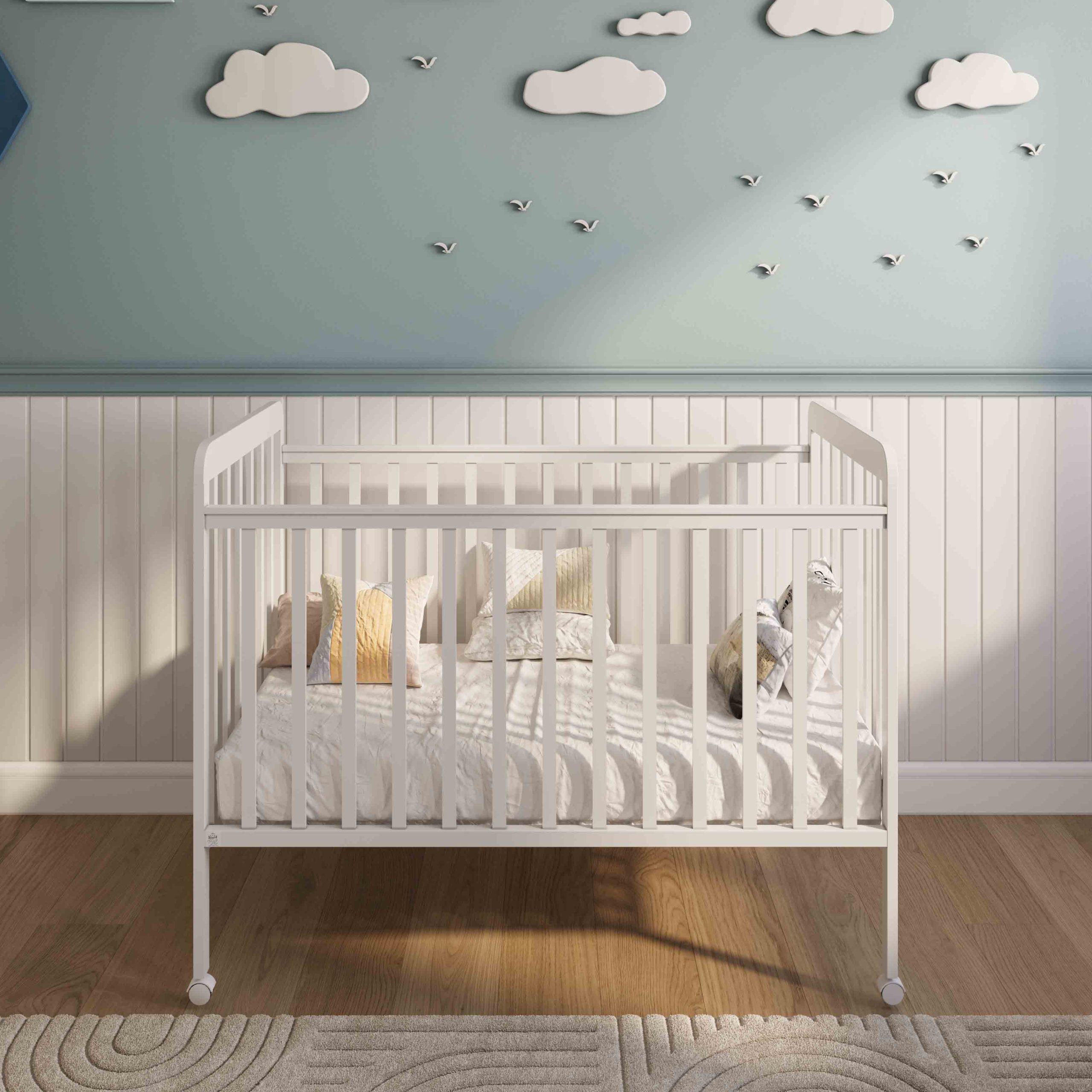 חדר לתינוק טורונטו לבן טבעי- טריקה שקטה -מיטה ורד חוזרת למלאי תחילת פברואר