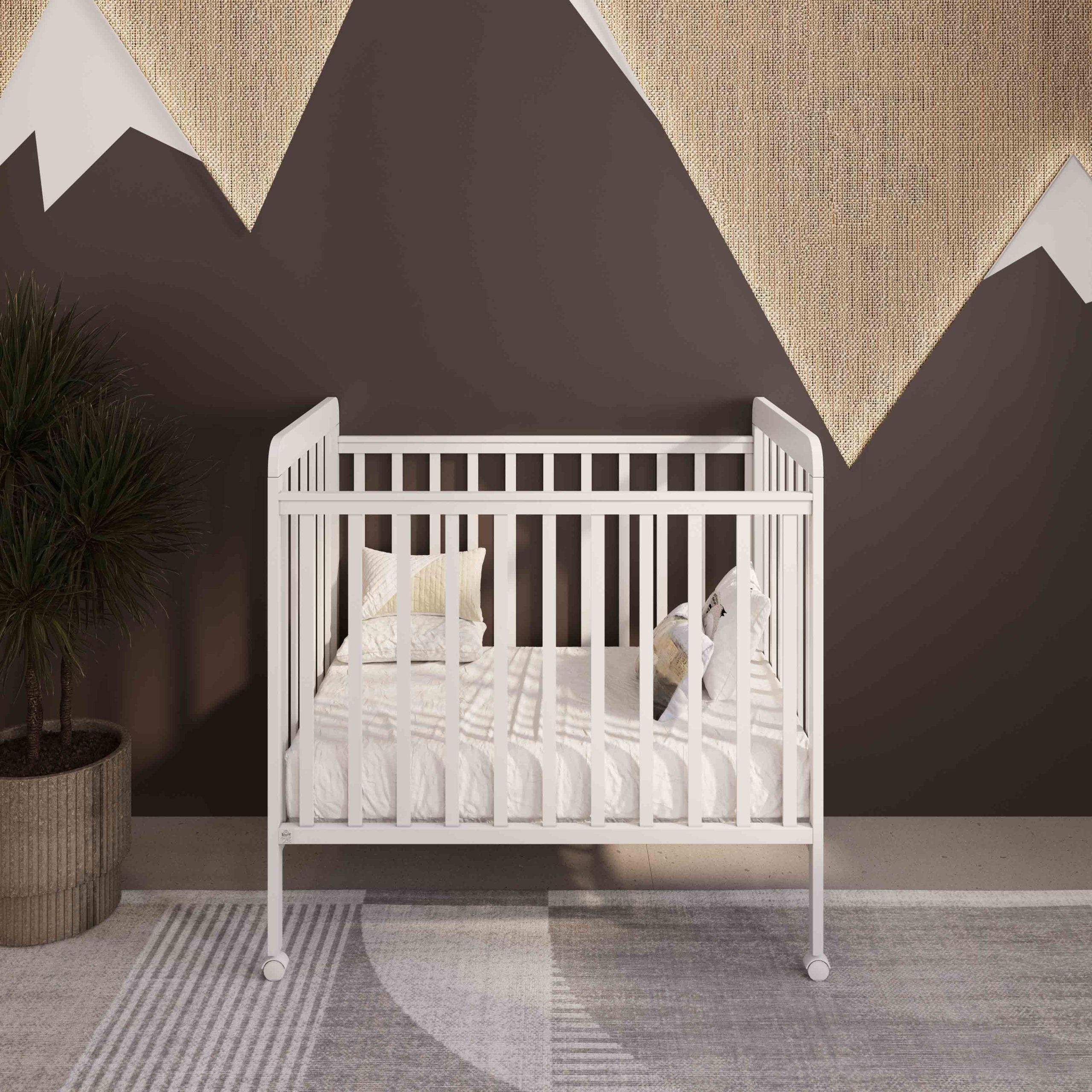 מיטת תינוק סחלב לבן  -מטר מעקה נייד-  צפי חזרה למלאי 25/01/26