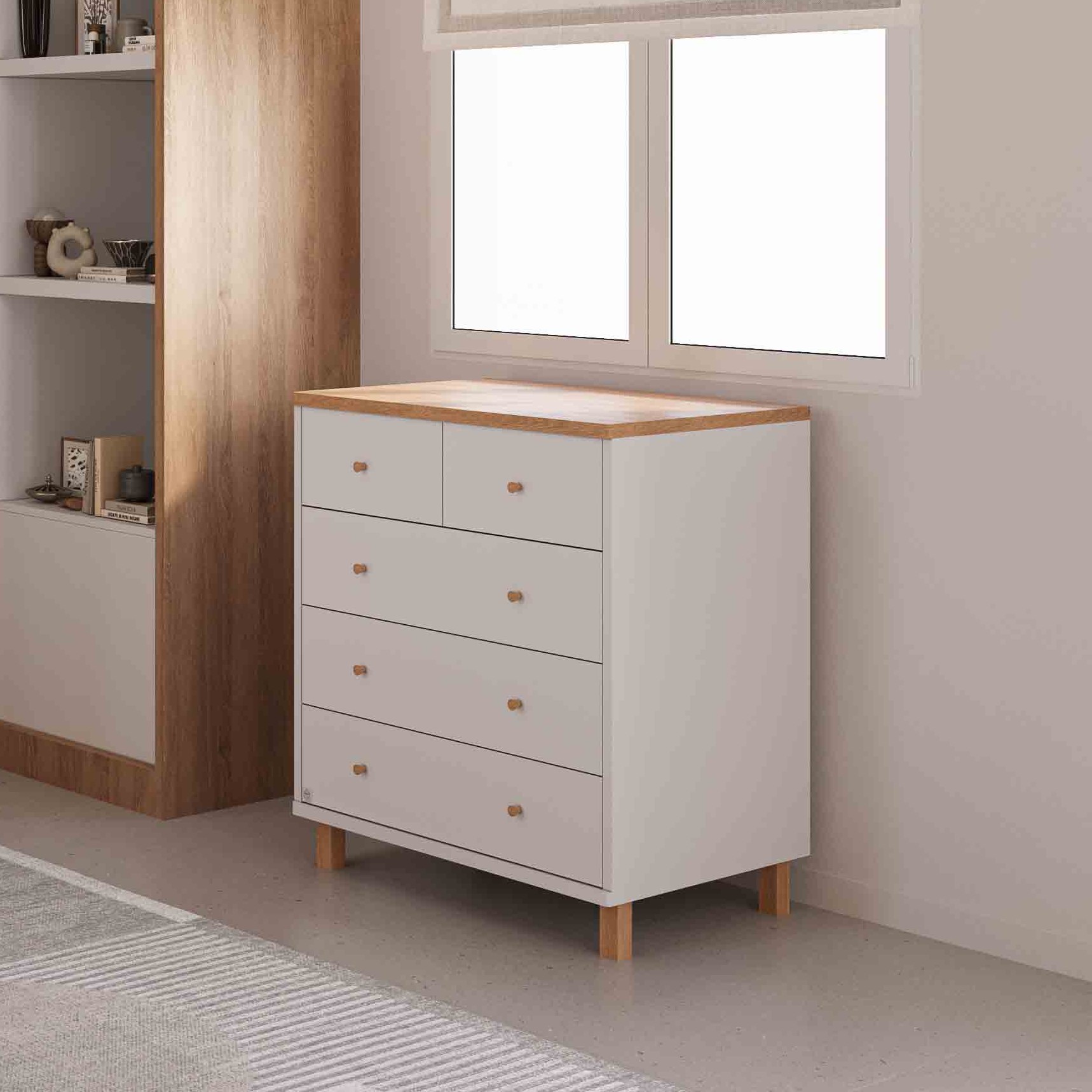 תתכוננו להתאהב בשידה חדשה! דגם דור מכניס לחדר השינה עיצוב קלאסי ופרקטיות. הוא מושלם ולא סתם הוא הנמכר ביותר בקטגוריית השידות.