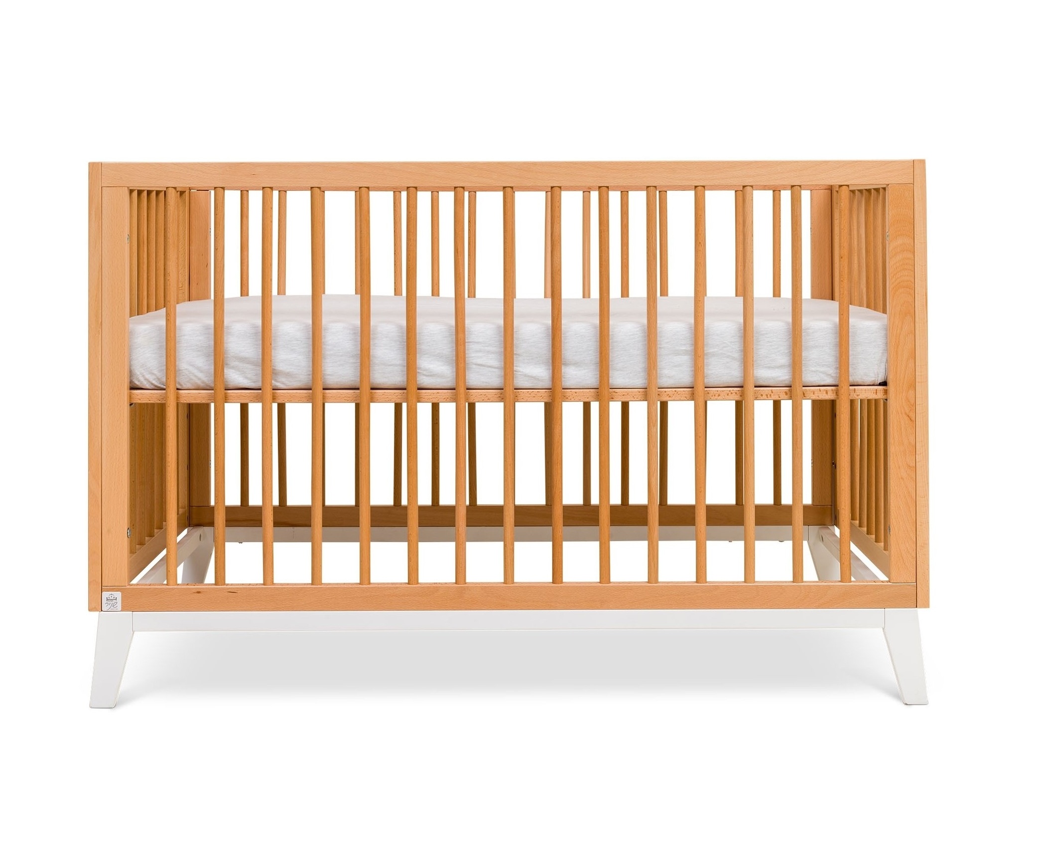 מיטת תינוק וויני לבן טבעי