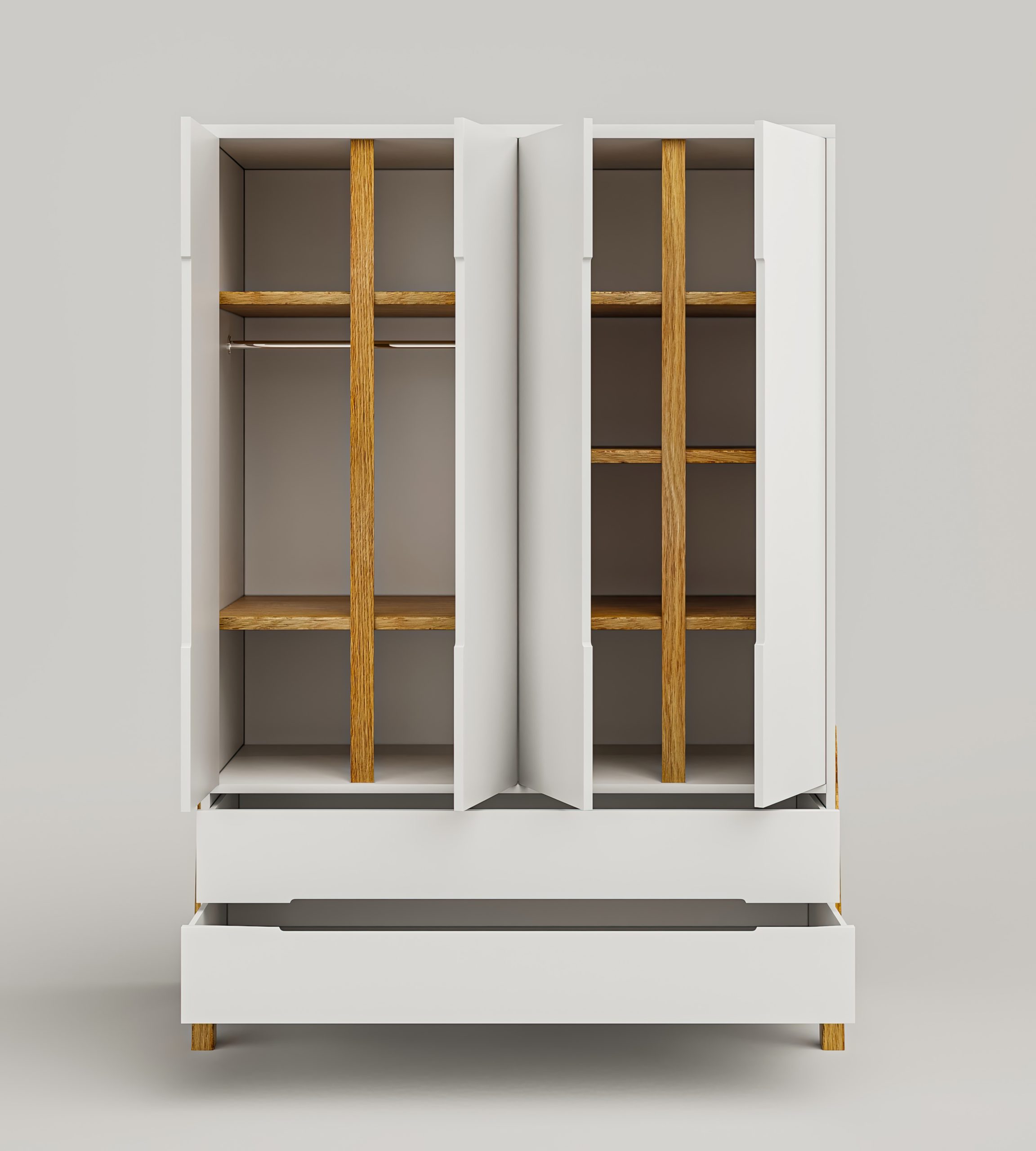 חדר שינה לתינוק רומא- טריקה שקטה כולל מיטת מעבר