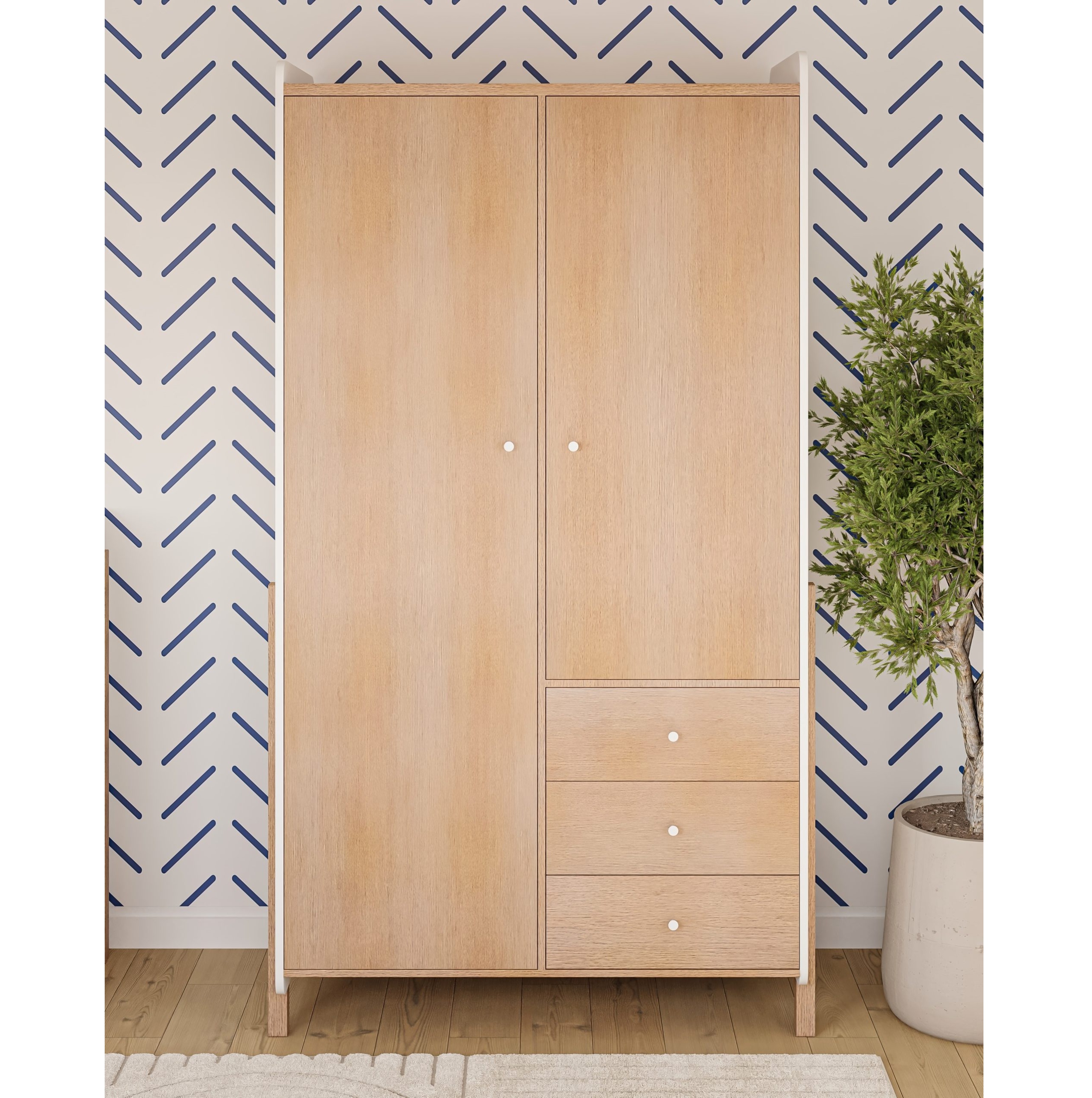 ארון לחדר שינה לתינוק ולילד פראג- טריקה שקטה ארון לחדר שינה לתינוק ולילד פראג- טריקה שקטה