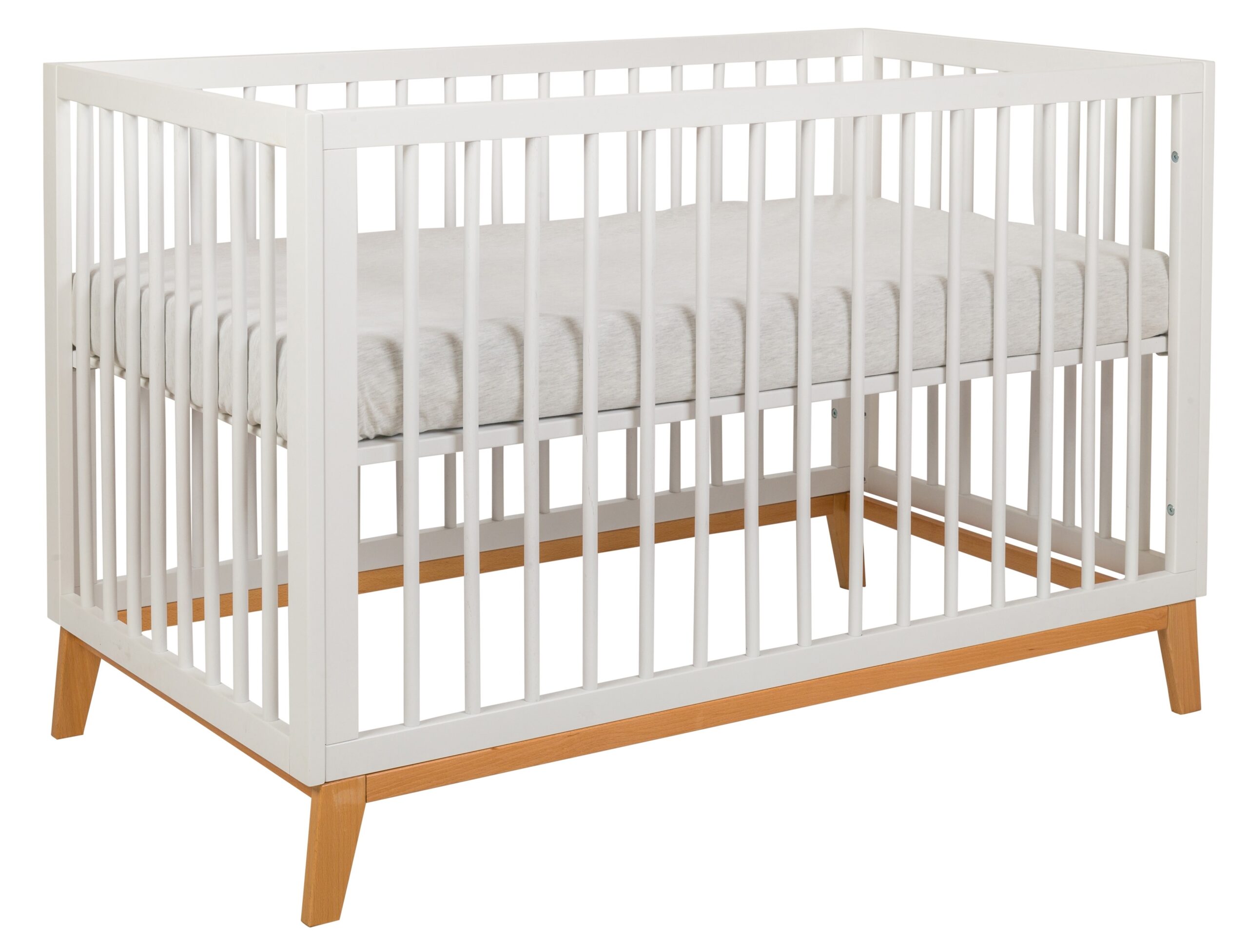 מיטת תינוק וויני לבן טבעי