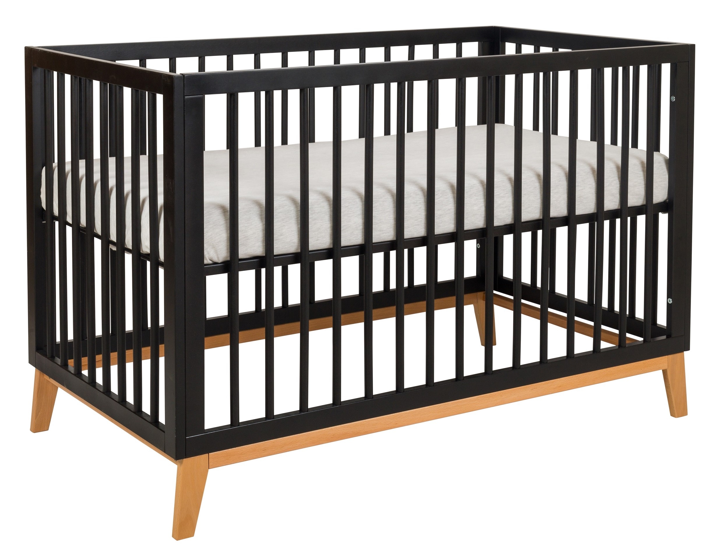 מיטת תינוק וויני לבן טבעי