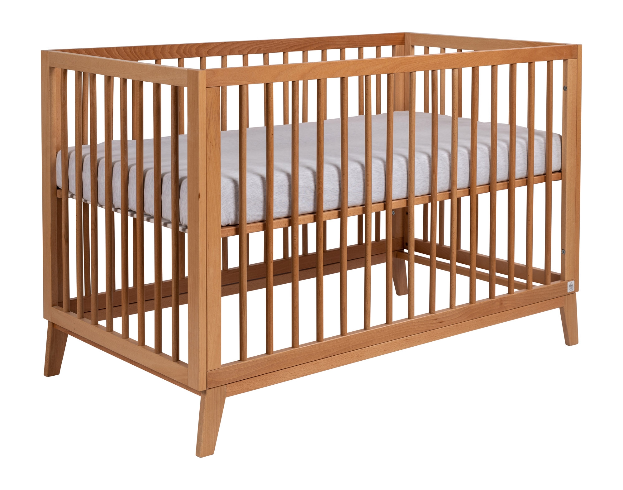 מיטת תינוק וויני לבן טבעי