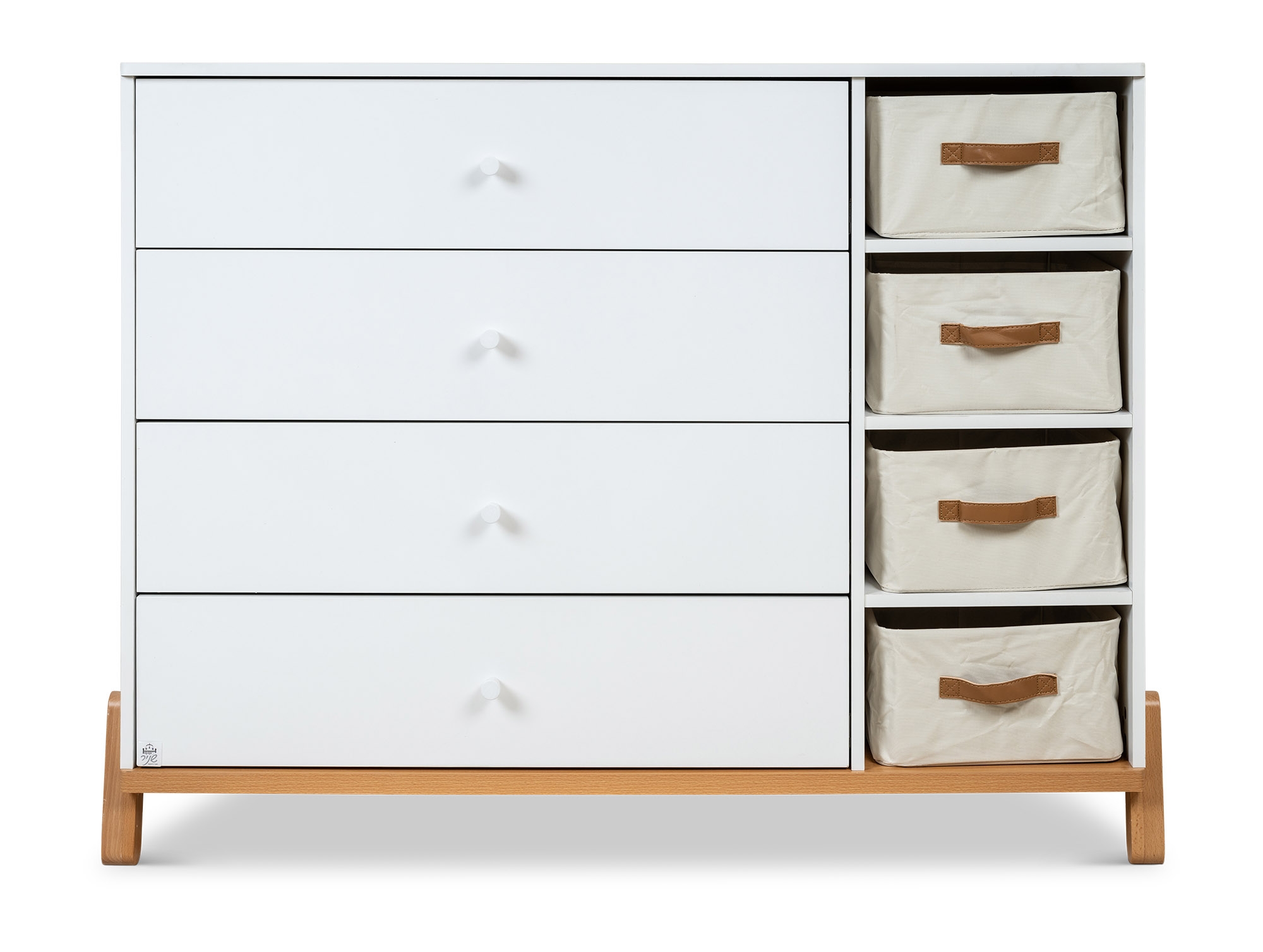 שידה אחסנה אורבינו- מסילות טריקה שקטה