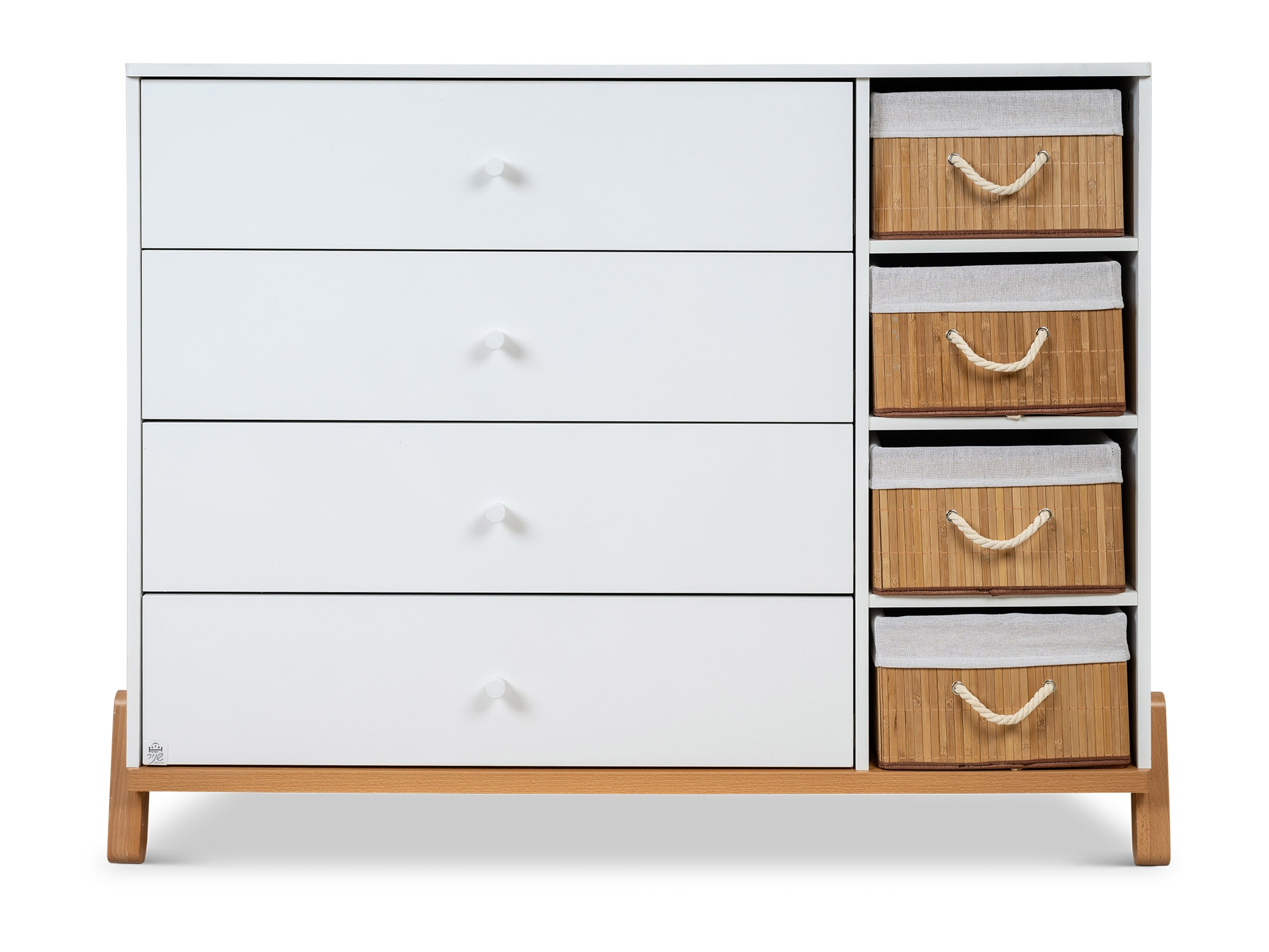 שידה אחסנה אורבינו- מסילות טריקה שקטה