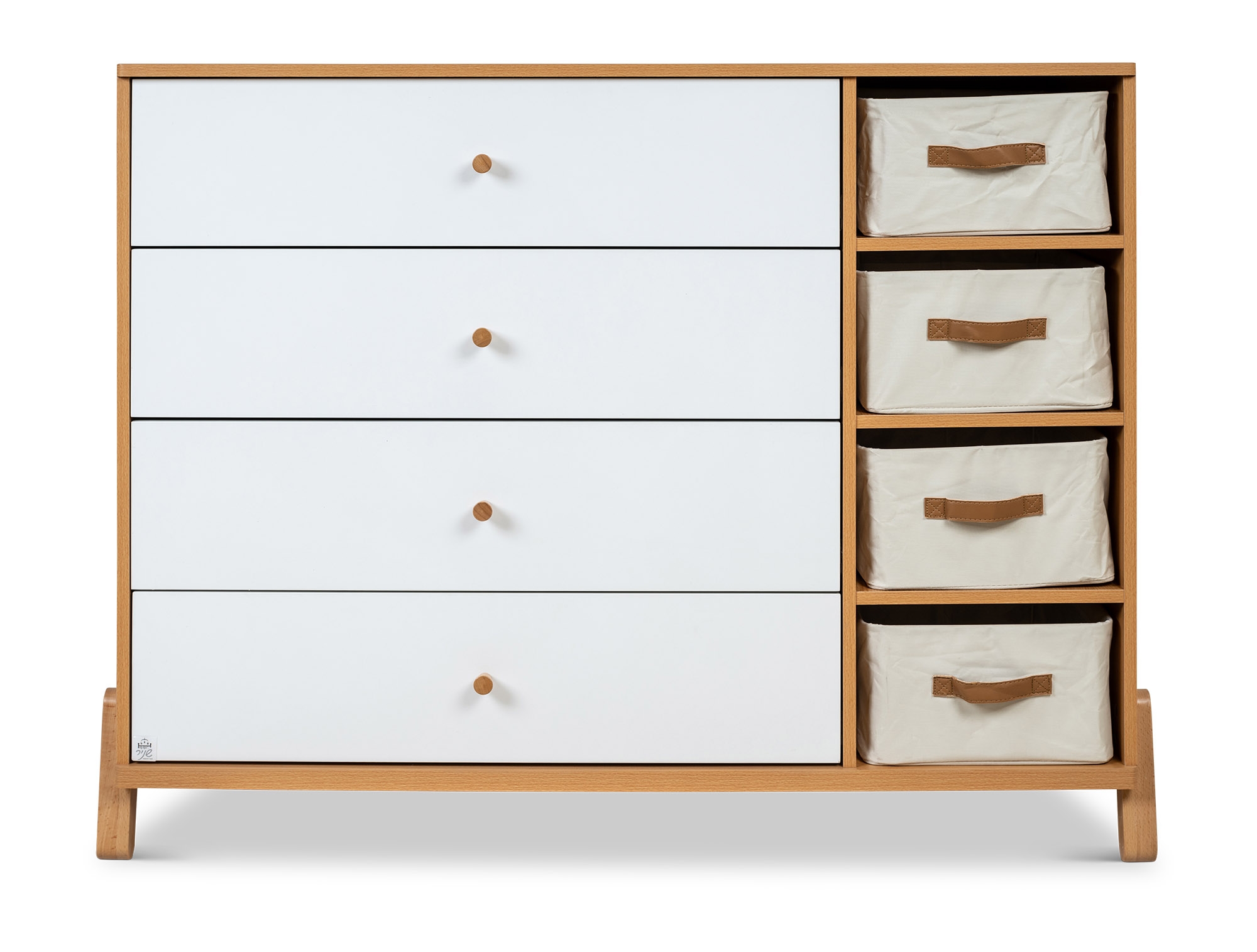 שידה אחסנה אורבינו- מסילות טריקה שקטה