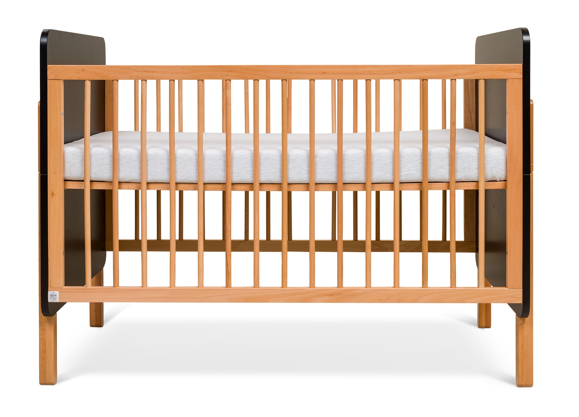 מיטת תינוק 2 ב 1- וינה לבן טבעי- BACK IN STOCK