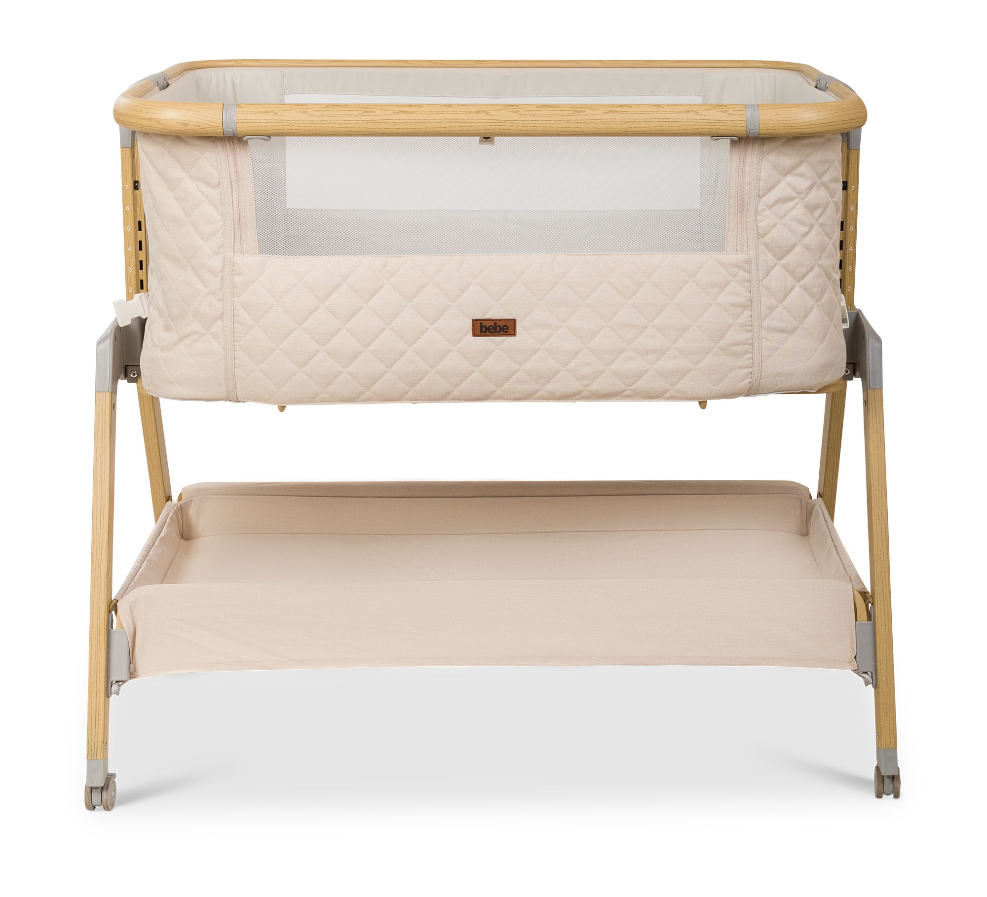 עריסה נצמדת BÉBÉ דגם לאקס צבע בז'