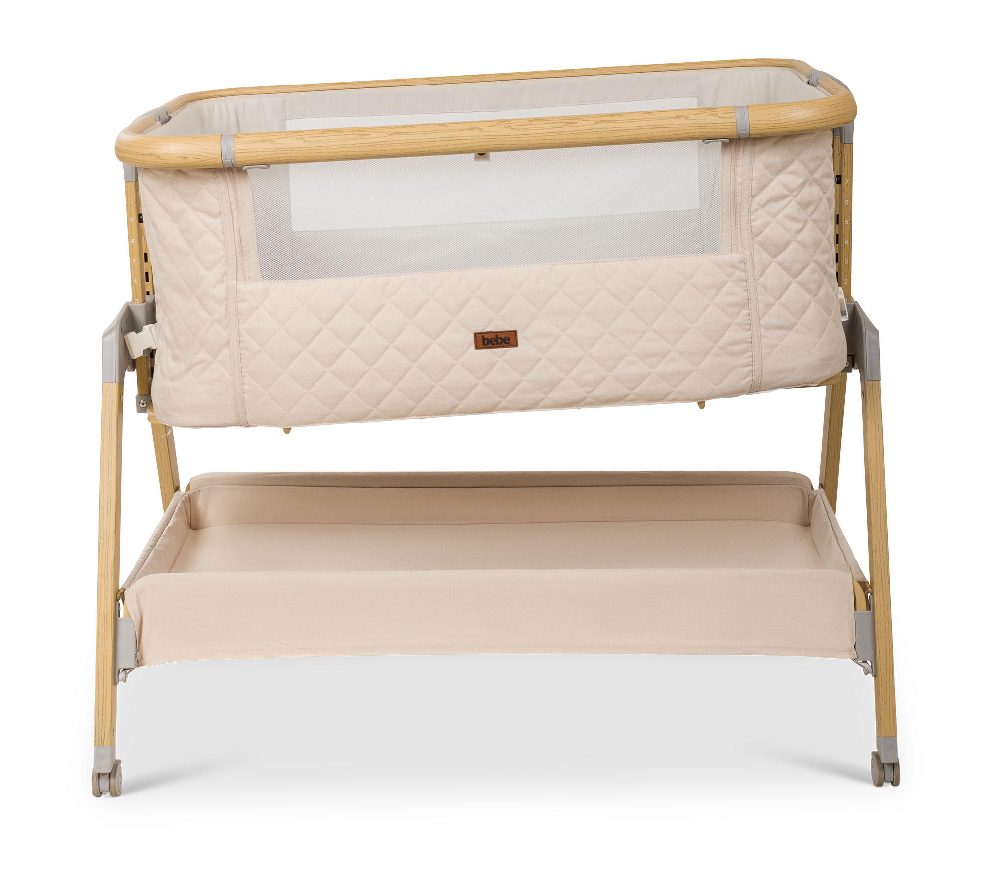 עריסה נצמדת BÉBÉ דגם לאקס צבע בז'