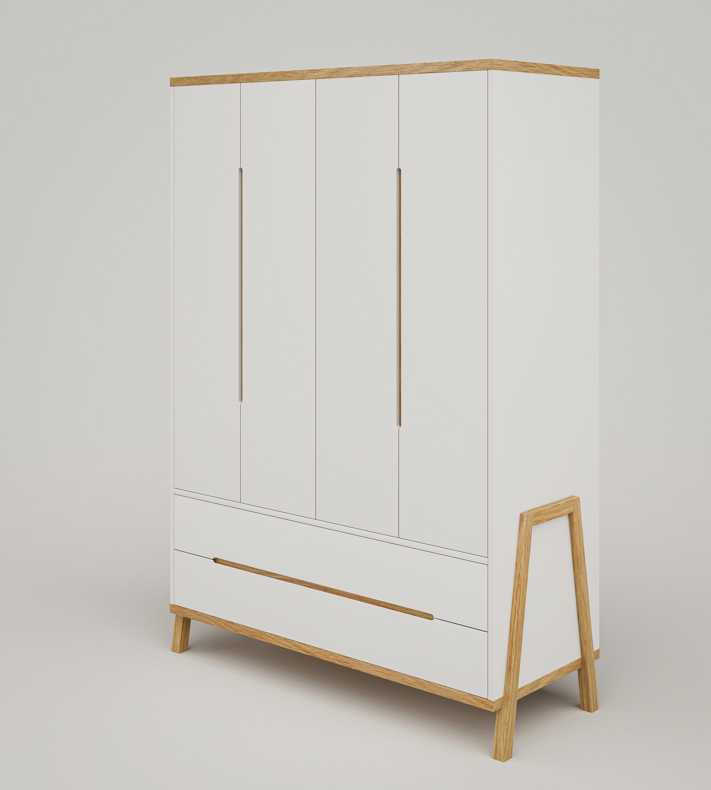 חדר שינה לתינוק רומא- טריקה שקטה כולל מיטת מעבר