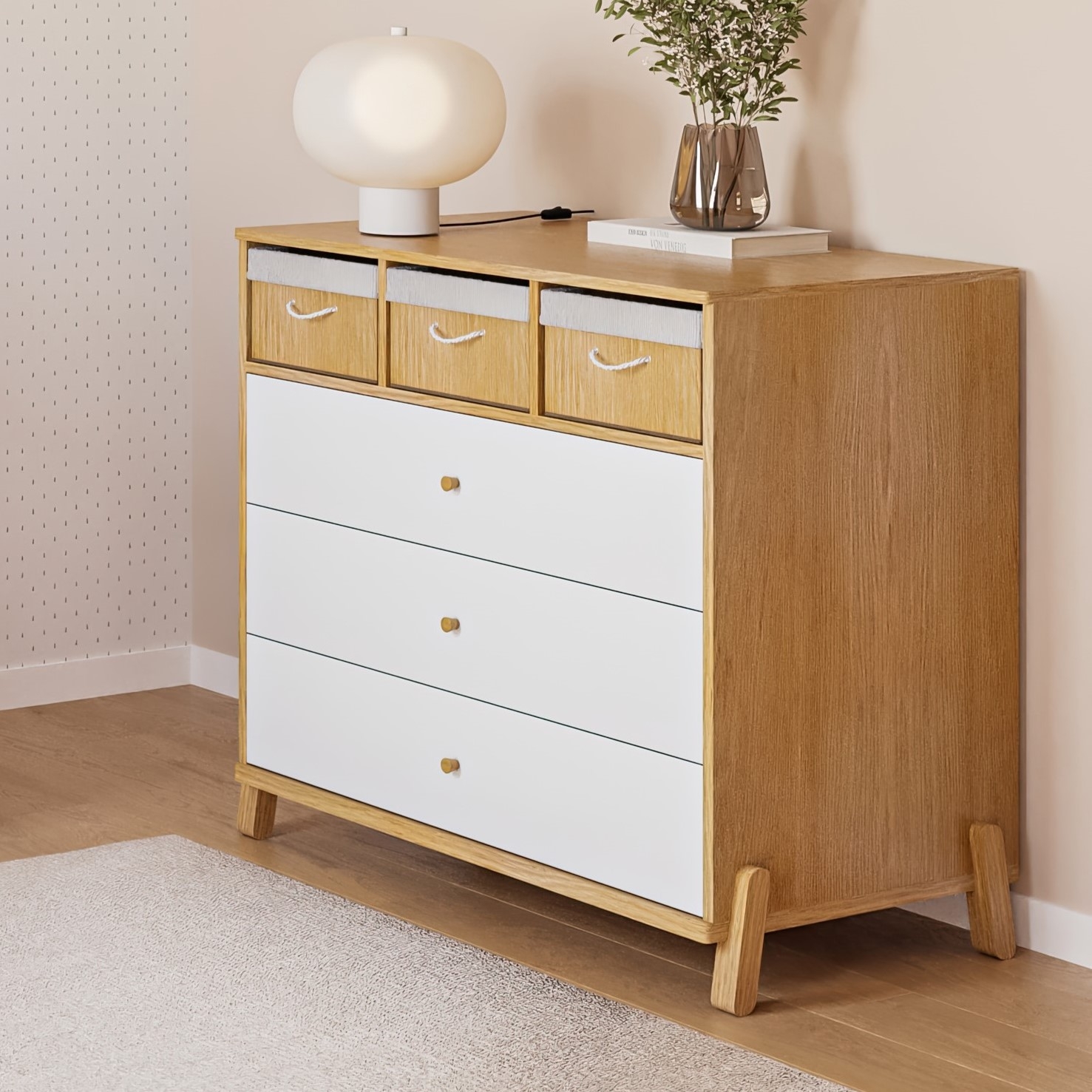 שידה פריז - מסילות טריקה שקטה