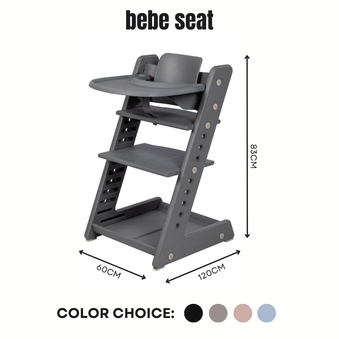 כסא אוכל לתינוק ולילד BÉBÉ - FOR LIFE ורוד