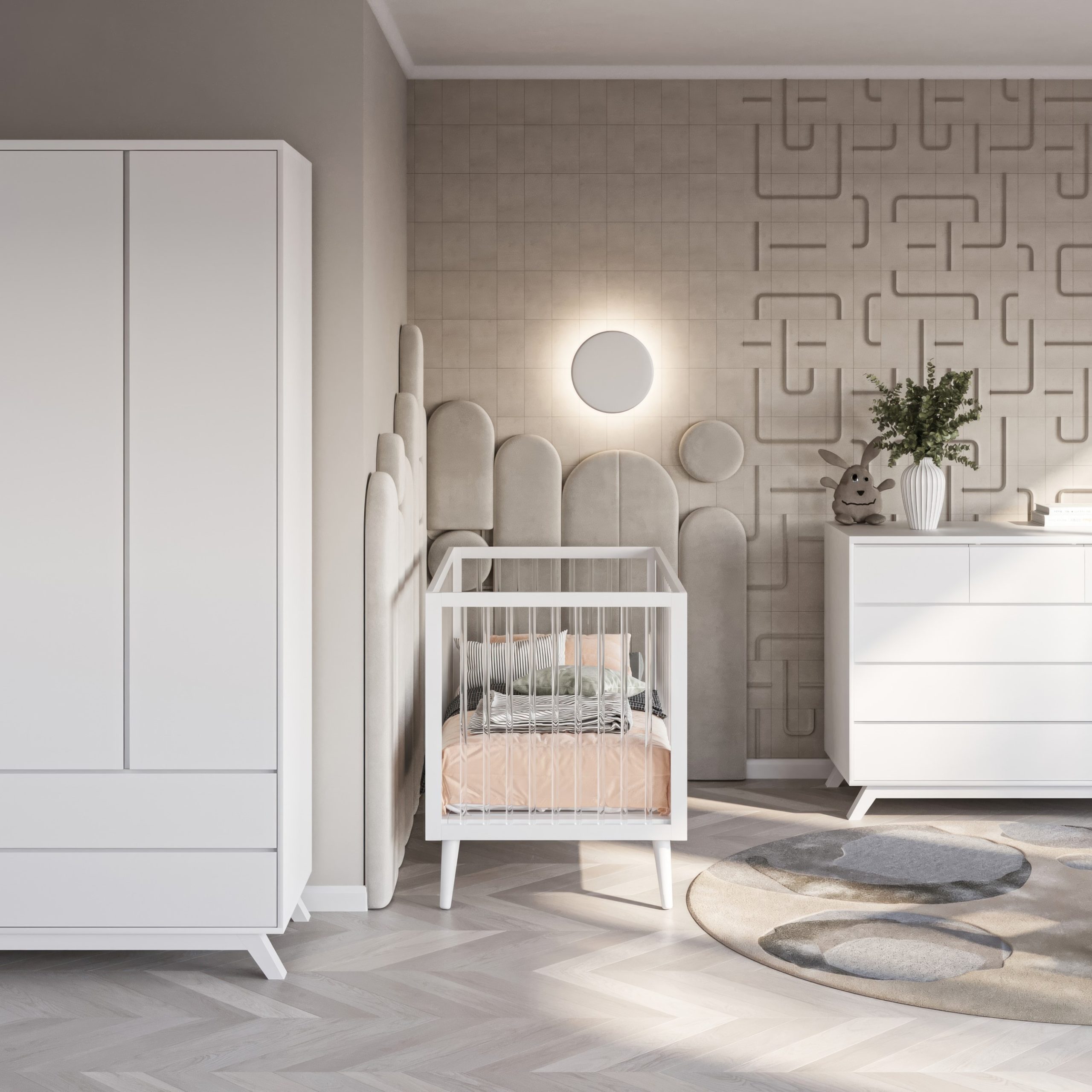 חדר שינה לתינוק בייג'ין- טריקה שקטה