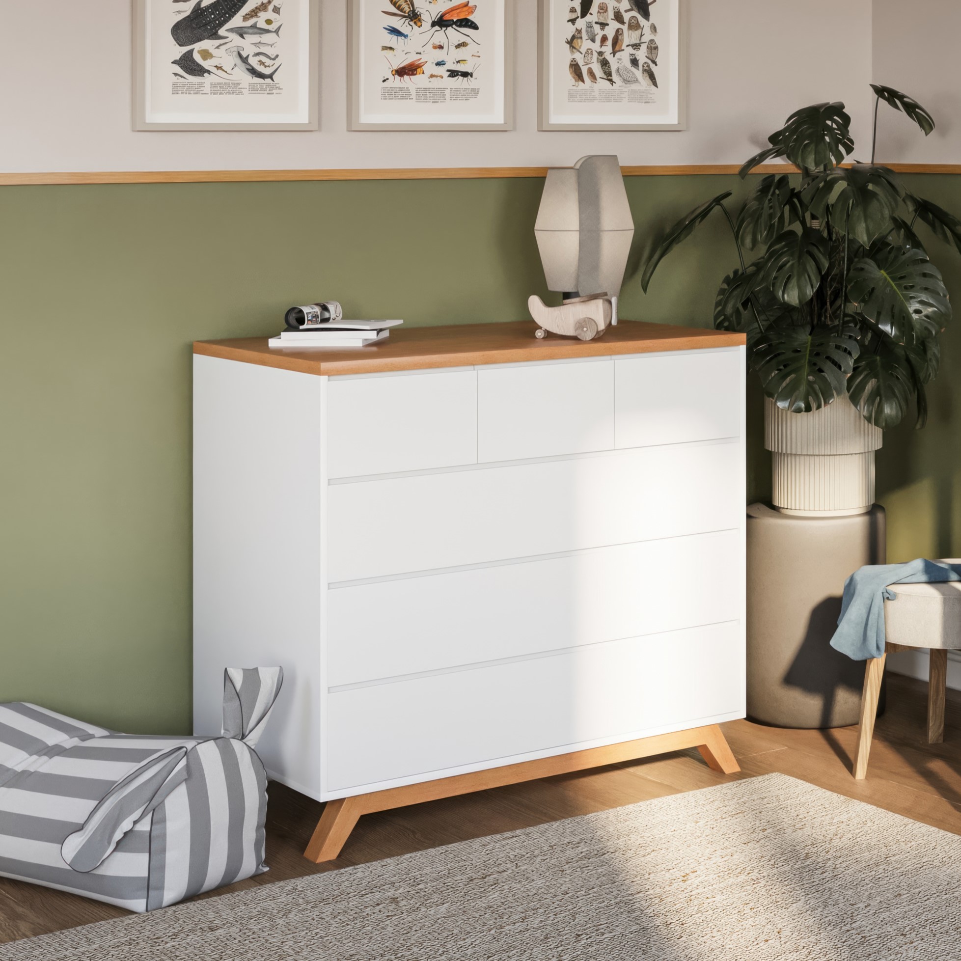 חדר שינה לתינוק דונגוואן- טריקה שקטה