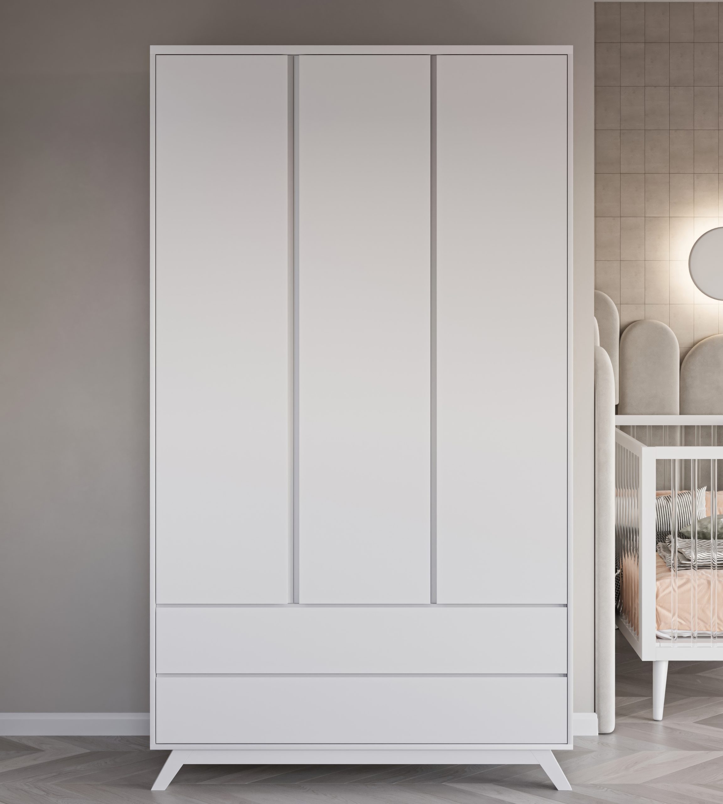 ארון לחדר שינה לתינוק ולילד בייג'ין טריקה שקטה ארון לחדר שינה לתינוק ולילד בייג'ין טריקה שקטה