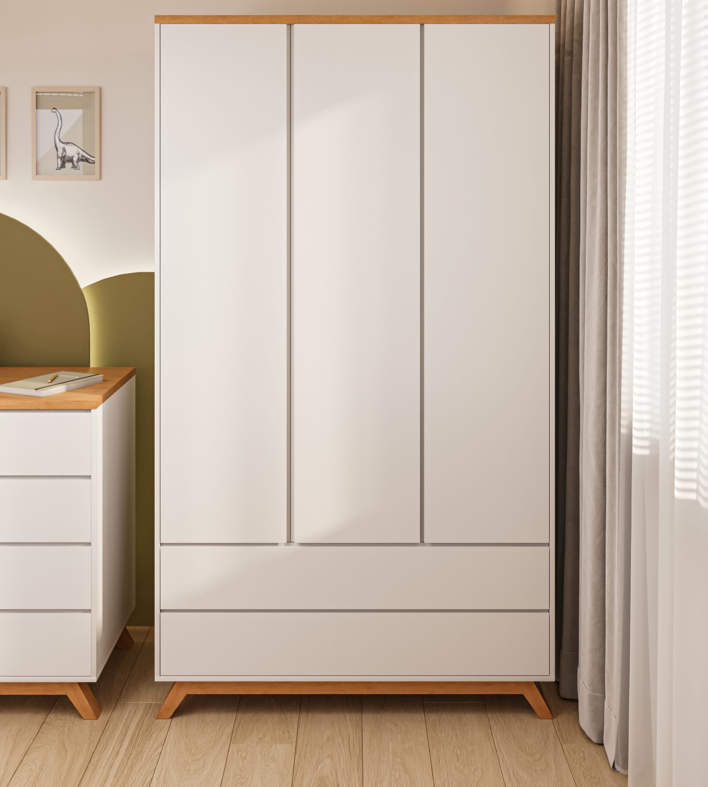 חדר שינה לתינוק בייג'ין- טריקה שקטה