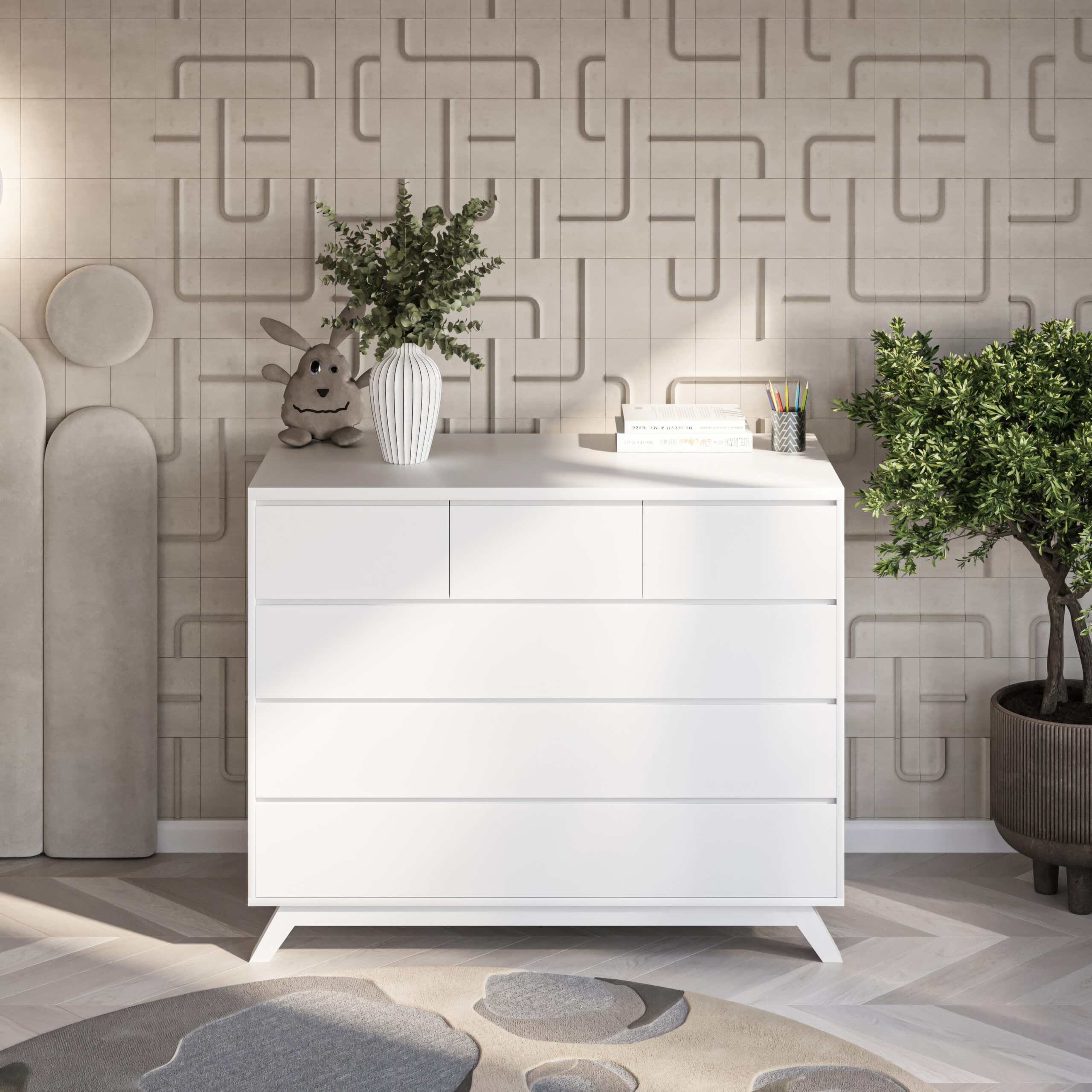 חדר שינה לתינוק בייג'ין- טריקה שקטה