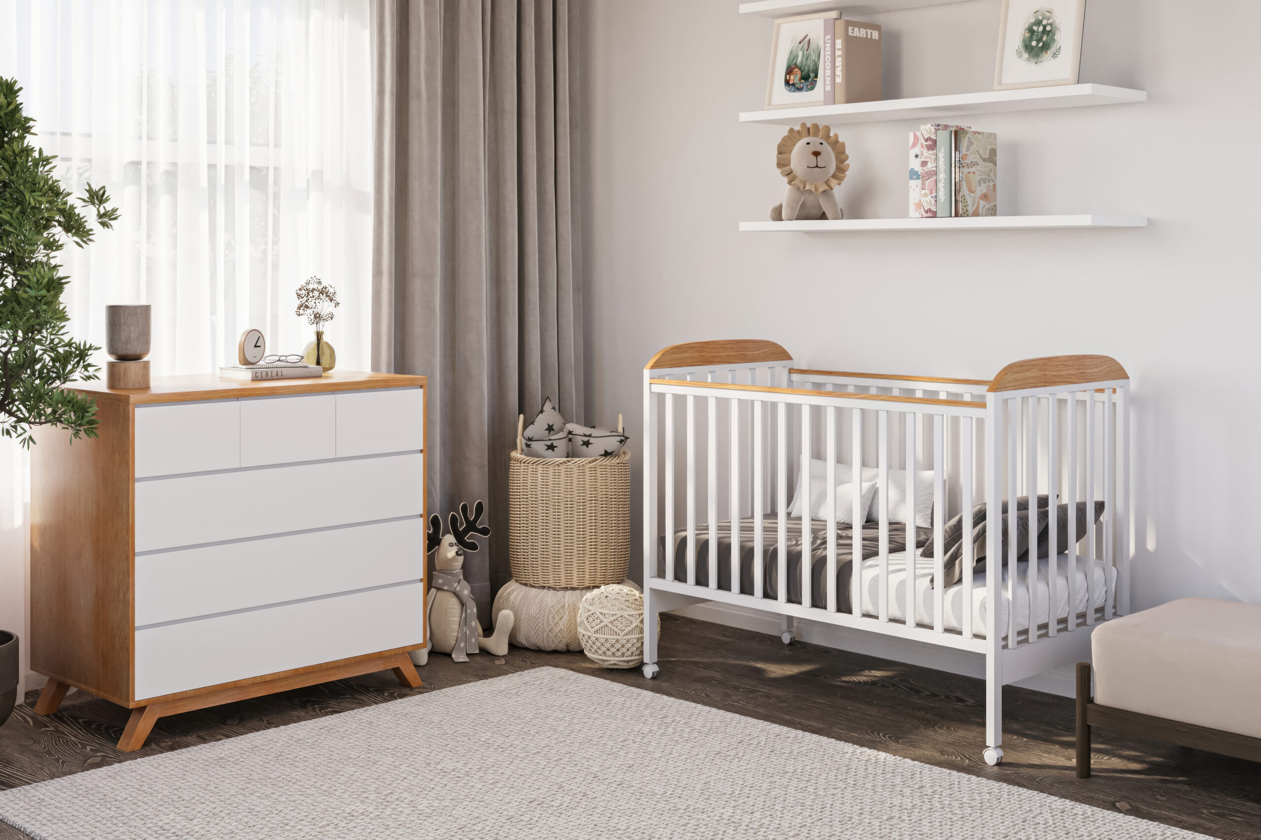 חדר שינה לתינוק דונגוואן- טריקה שקטה