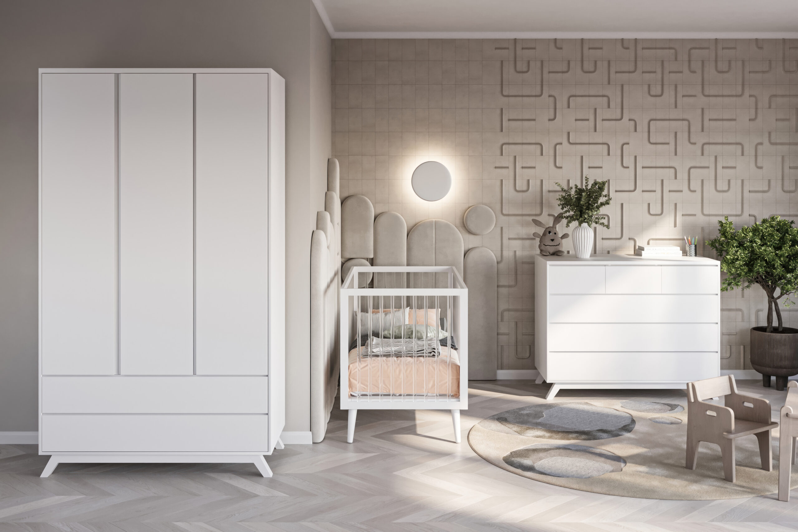 חדר שינה לתינוק בייג'ין- טריקה שקטה