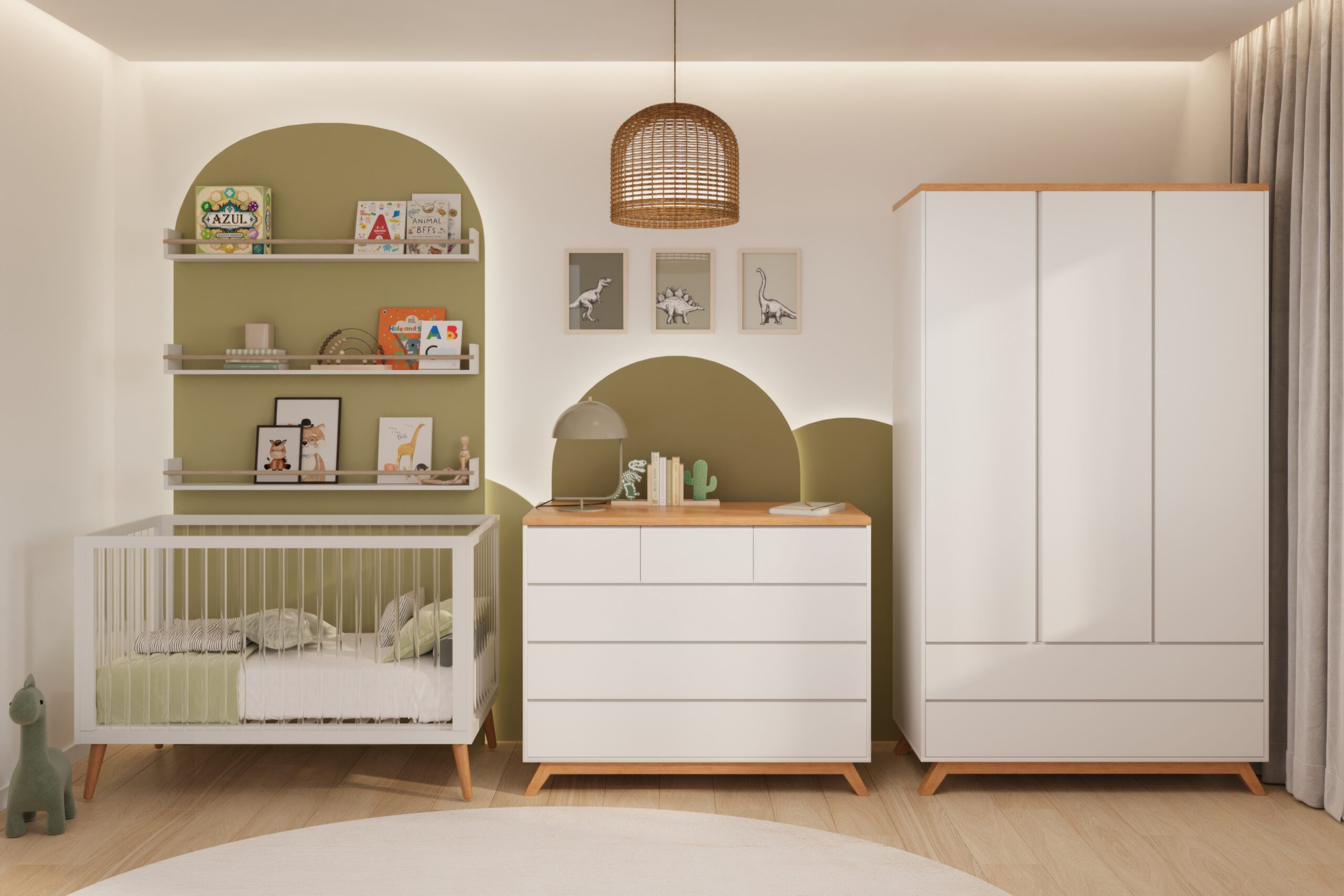 חדר שינה לתינוק בייג'ין- טריקה שקטה