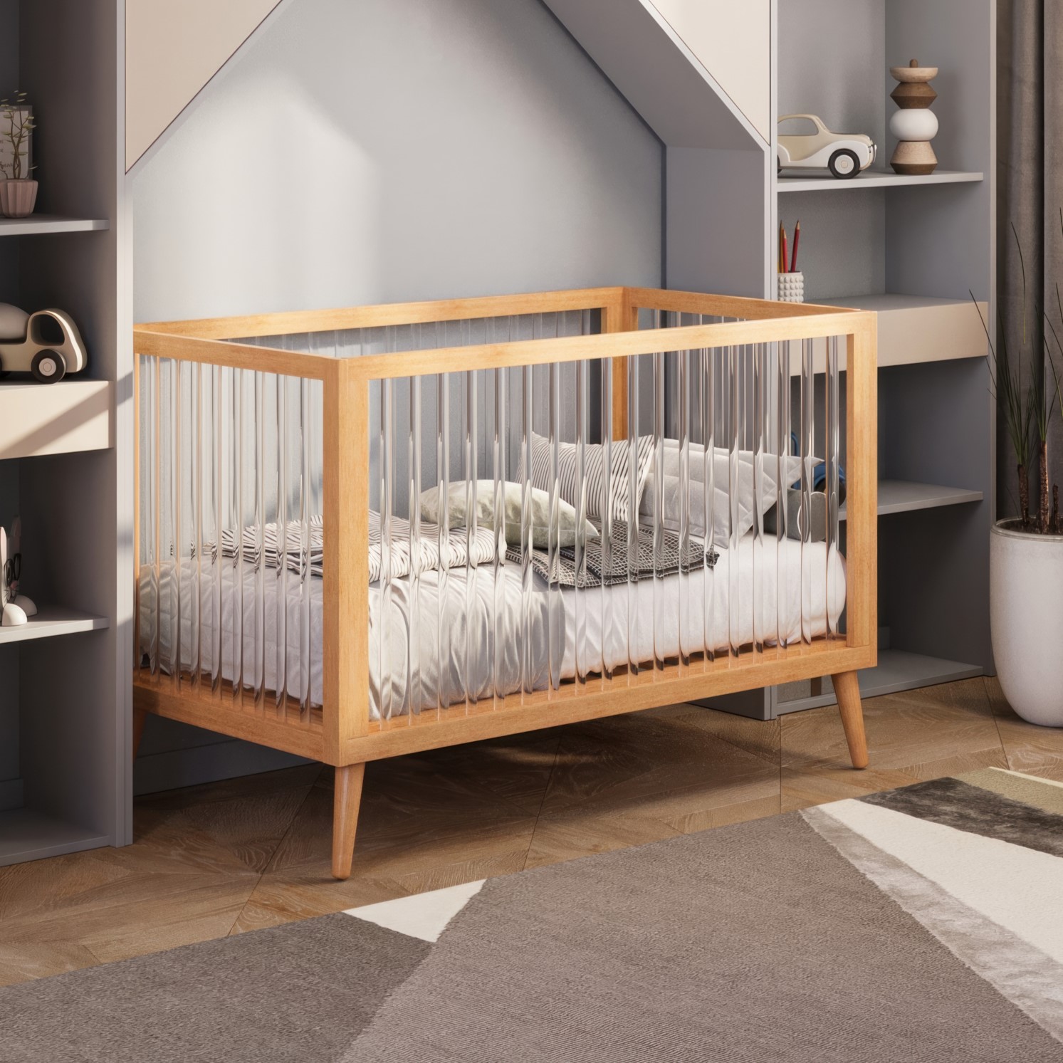 חדר שינה לתינוק בייג'ין- טריקה שקטה