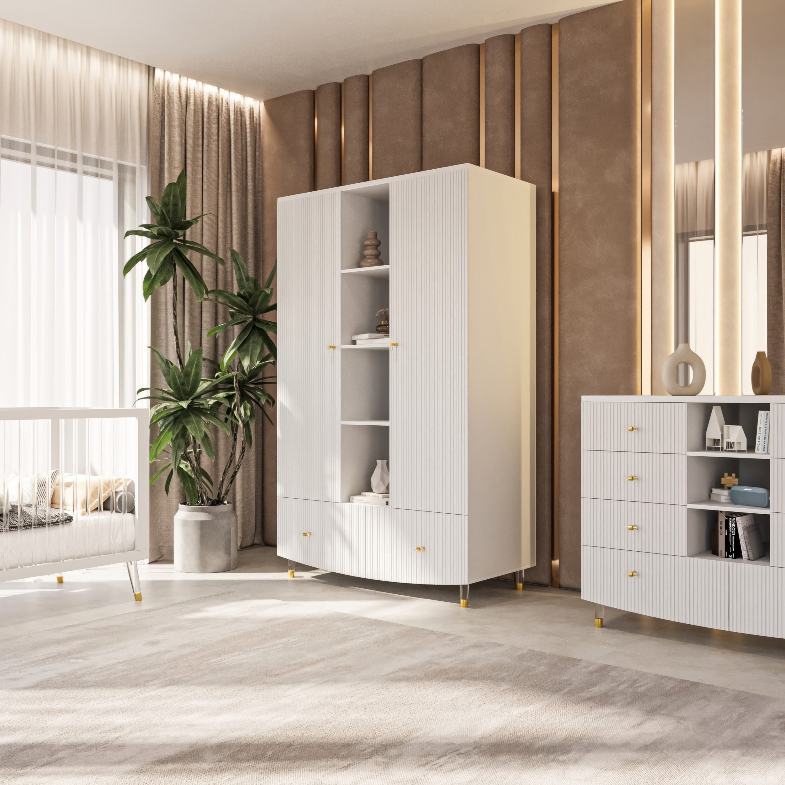 חדר שינה לתינוק מלאגה- טריקה שקטה