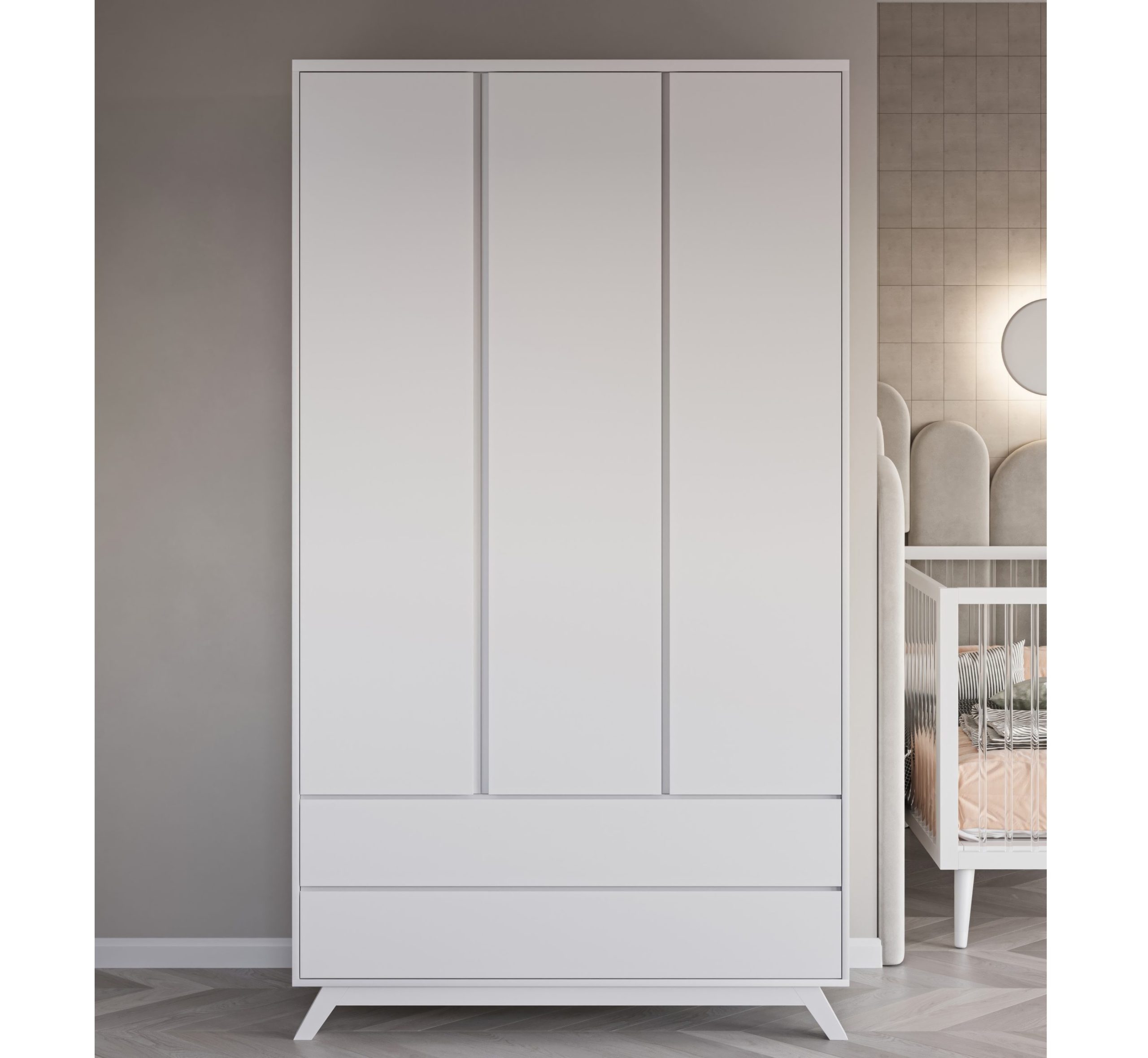 ארון לחדר שינה לתינוק ולילד בייג'ין טריקה שקטה ארון לחדר שינה לתינוק ולילד בייג'ין טריקה שקטה