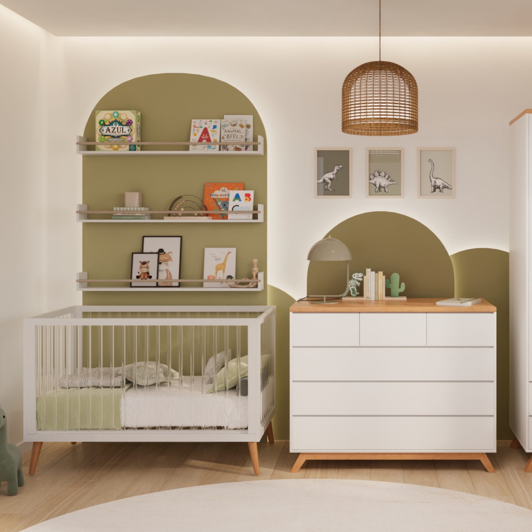 חדר שינה לתינוק בייג'ין- טריקה שקטה