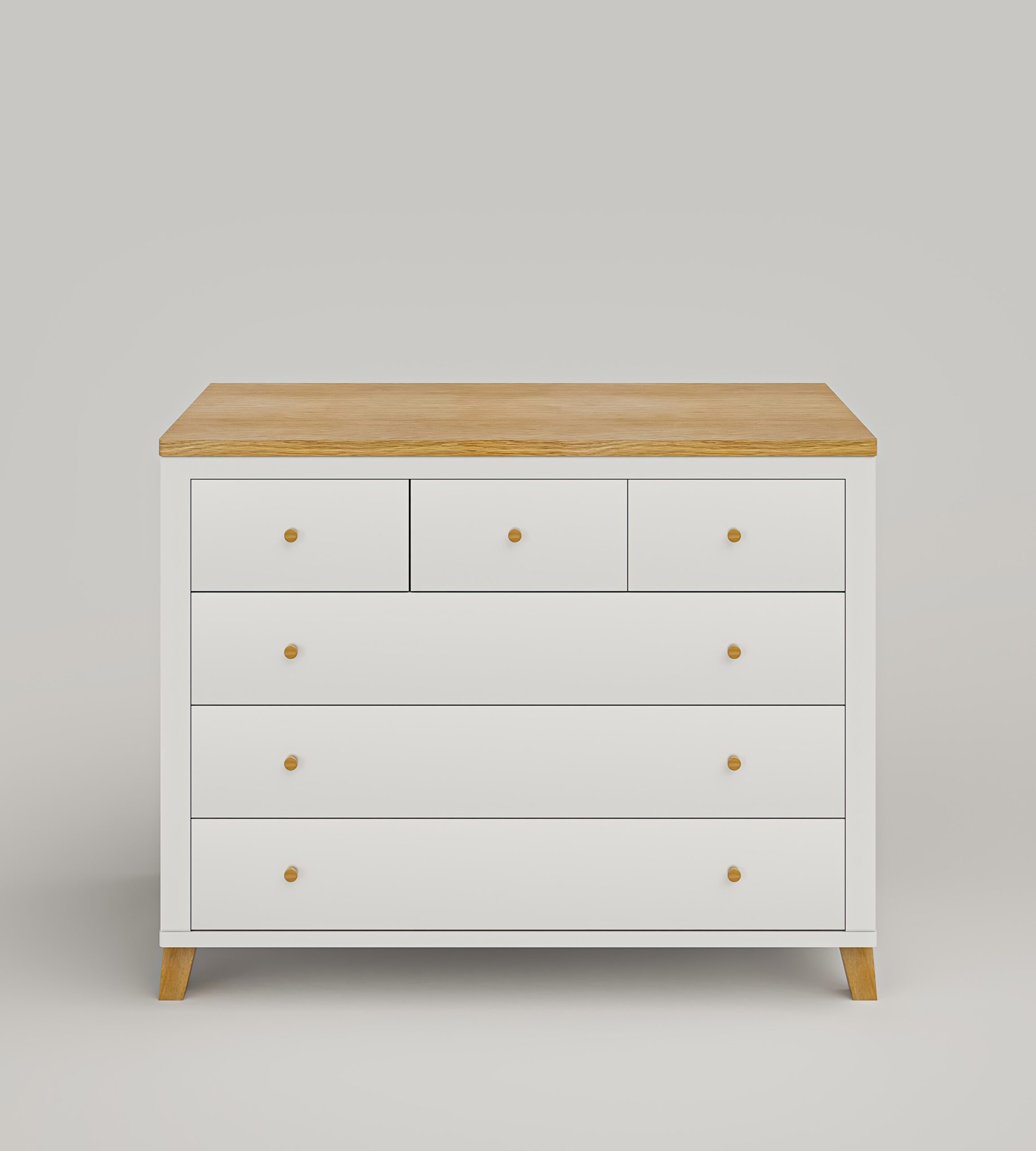 White acrylic nightstand - soft-close drawers שידה רקפת לבן אקרילי- מסילות טריקה שקטה