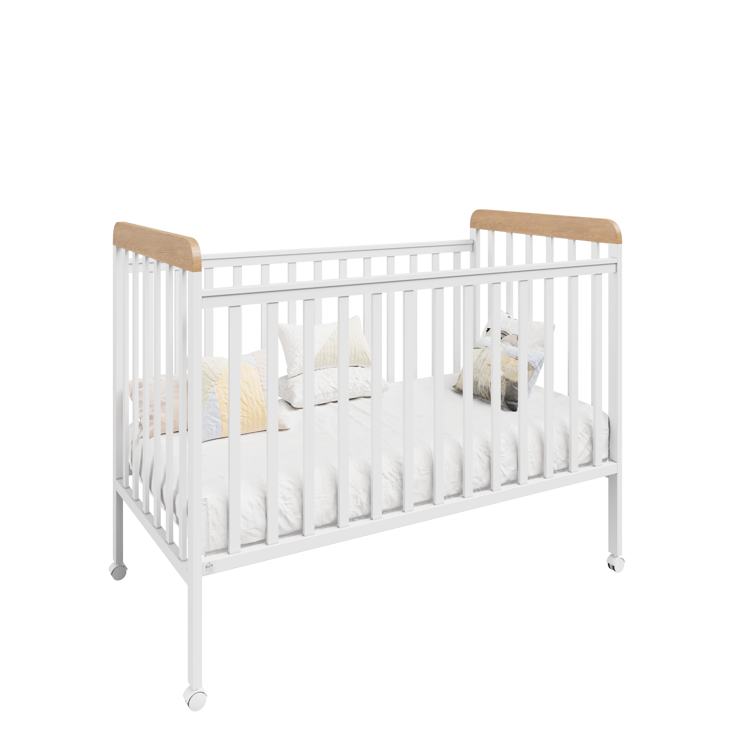 מיטת תינוק ורד לבן-  חוזרת למלאי תחילת פברואר