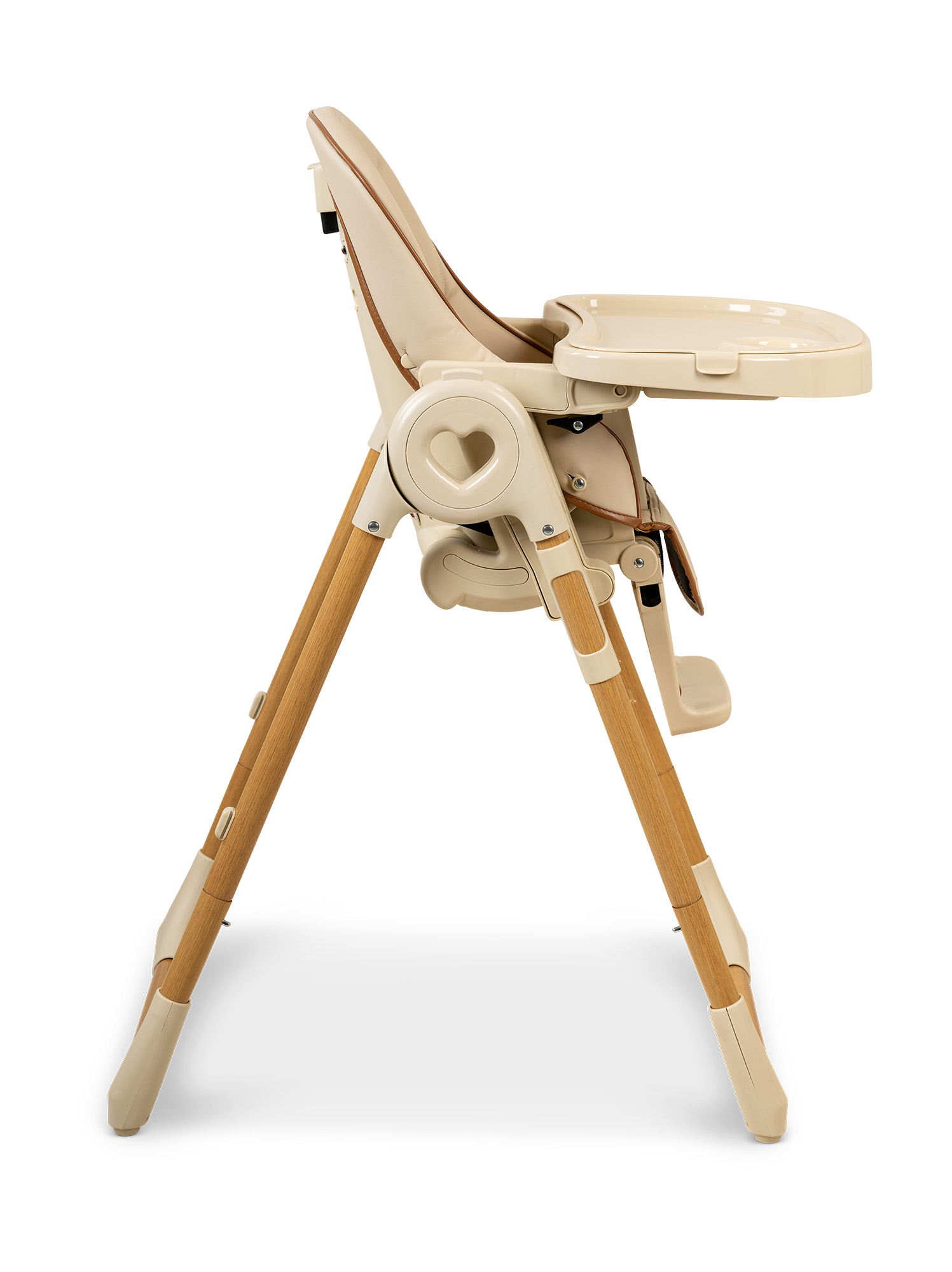 כסא אוכל לתינוק ולילד BÉBÉ דגם woody בז' עץ