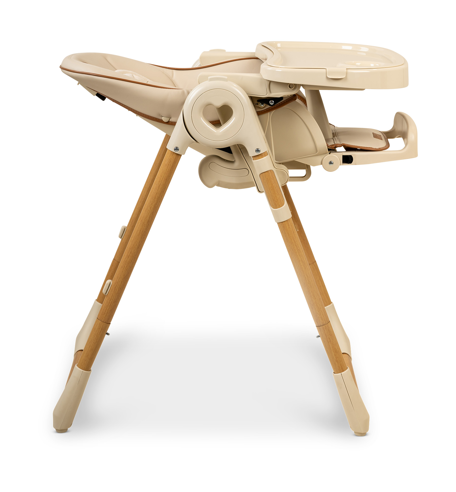 כסא אוכל לתינוק ולילד BÉBÉ דגם woody בז' עץ