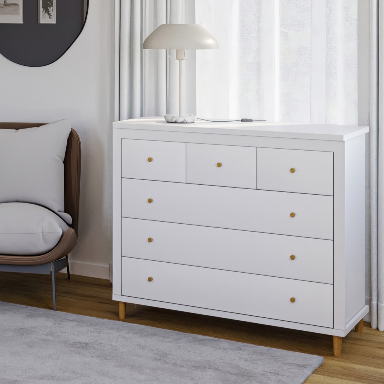 שידה טורונטו- מסילות טריקה שקטה