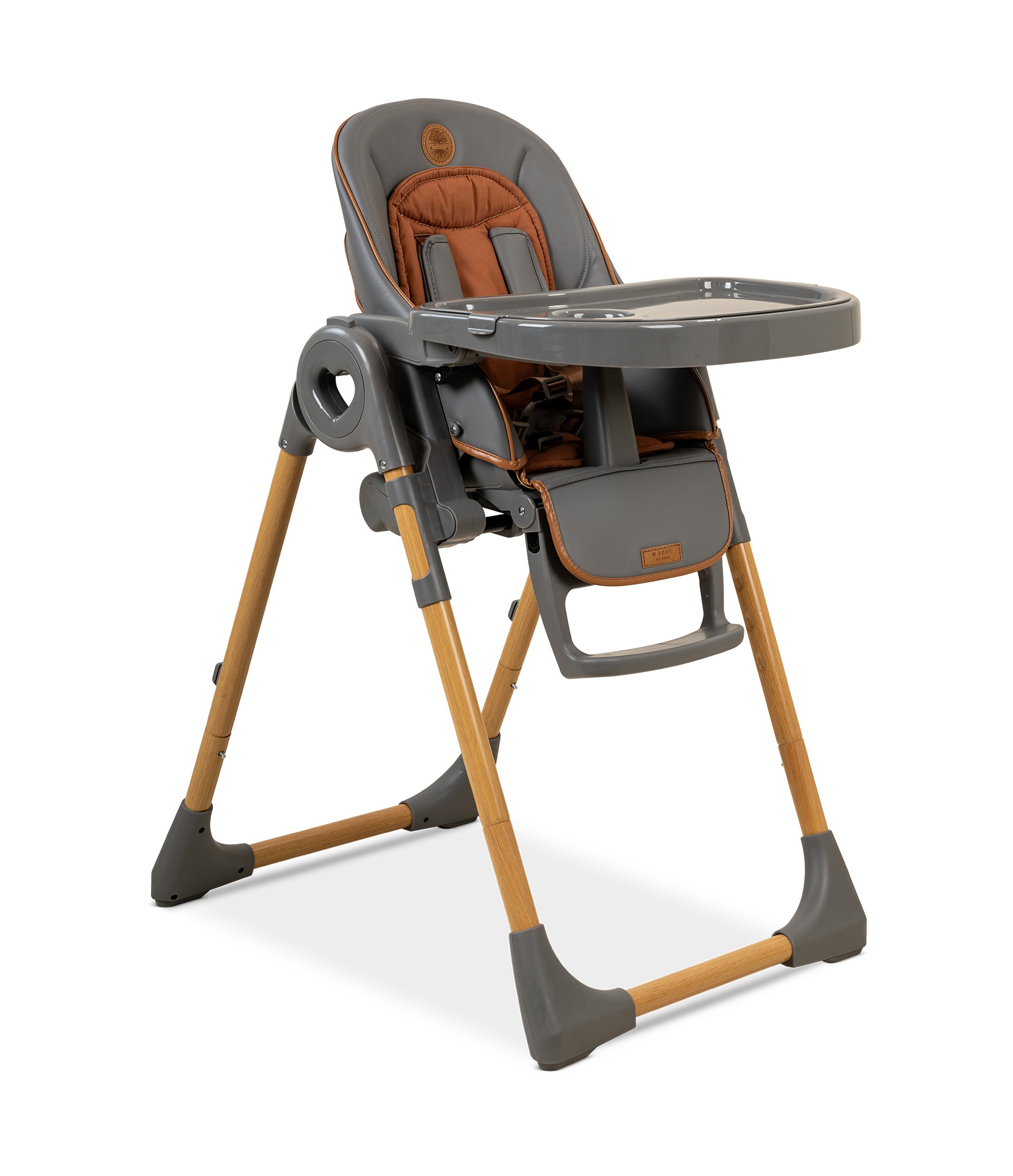 כסא אוכל לתינוק ולילד BÉBÉ דגם woody בז' עץ