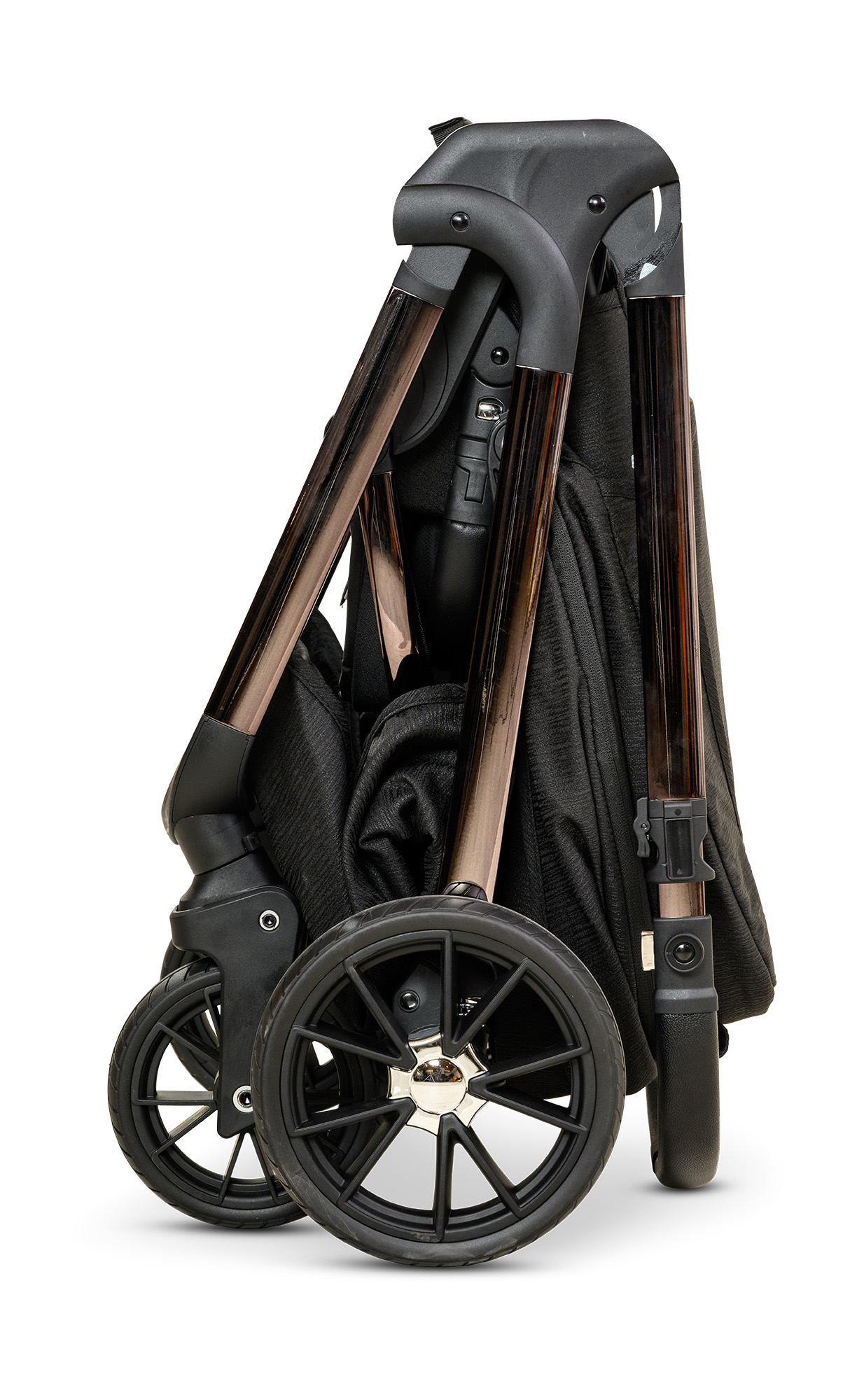 BÉBÉ - BRO Black Rose Gold Combination Baby Stroller עגלת תינוק משולבת BÉBÉ - BRO שחור רוז גולד