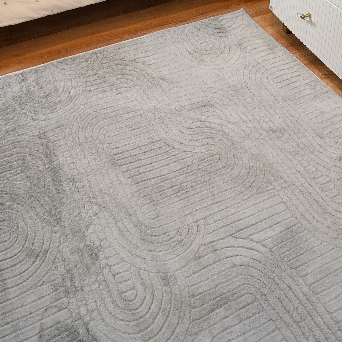 שטיח לחדר ילדים באפלה אפור