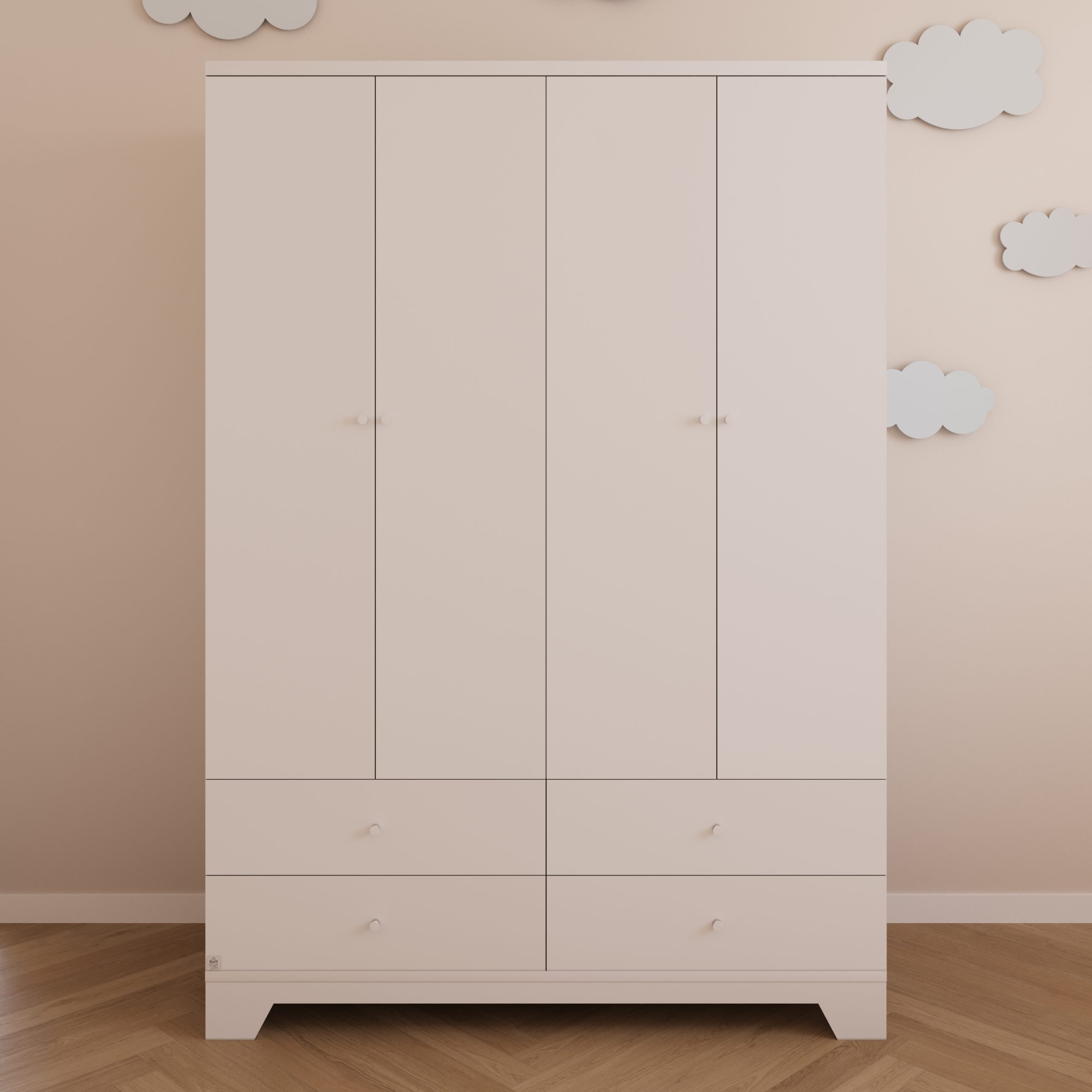 ארון לחדר שינה לתינוק ולילד ורונה- טריקה שקטה ארון לחדר שינה לתינוק ולילד ורונה- טריקה שקטה