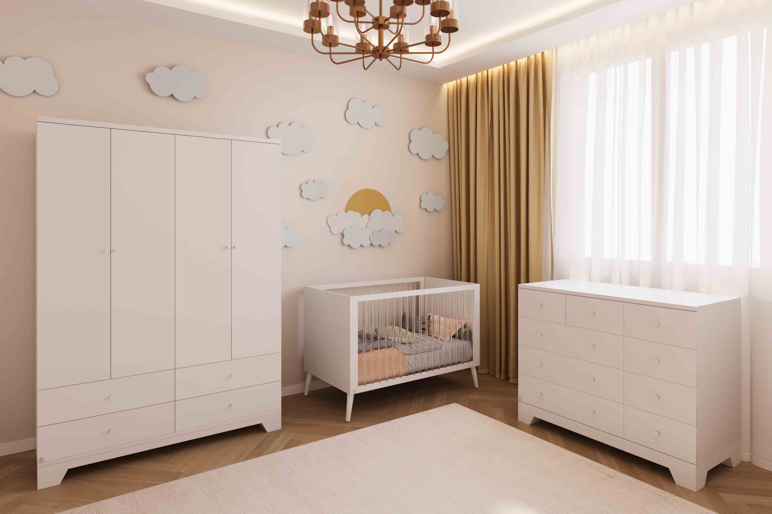 ארון לחדר שינה לתינוק ולילד כרמל לבן - NEW COLLCTION!! ארון לחדר שינה לתינוק ולילד כרמל לבן - NEW COLLCTION!!