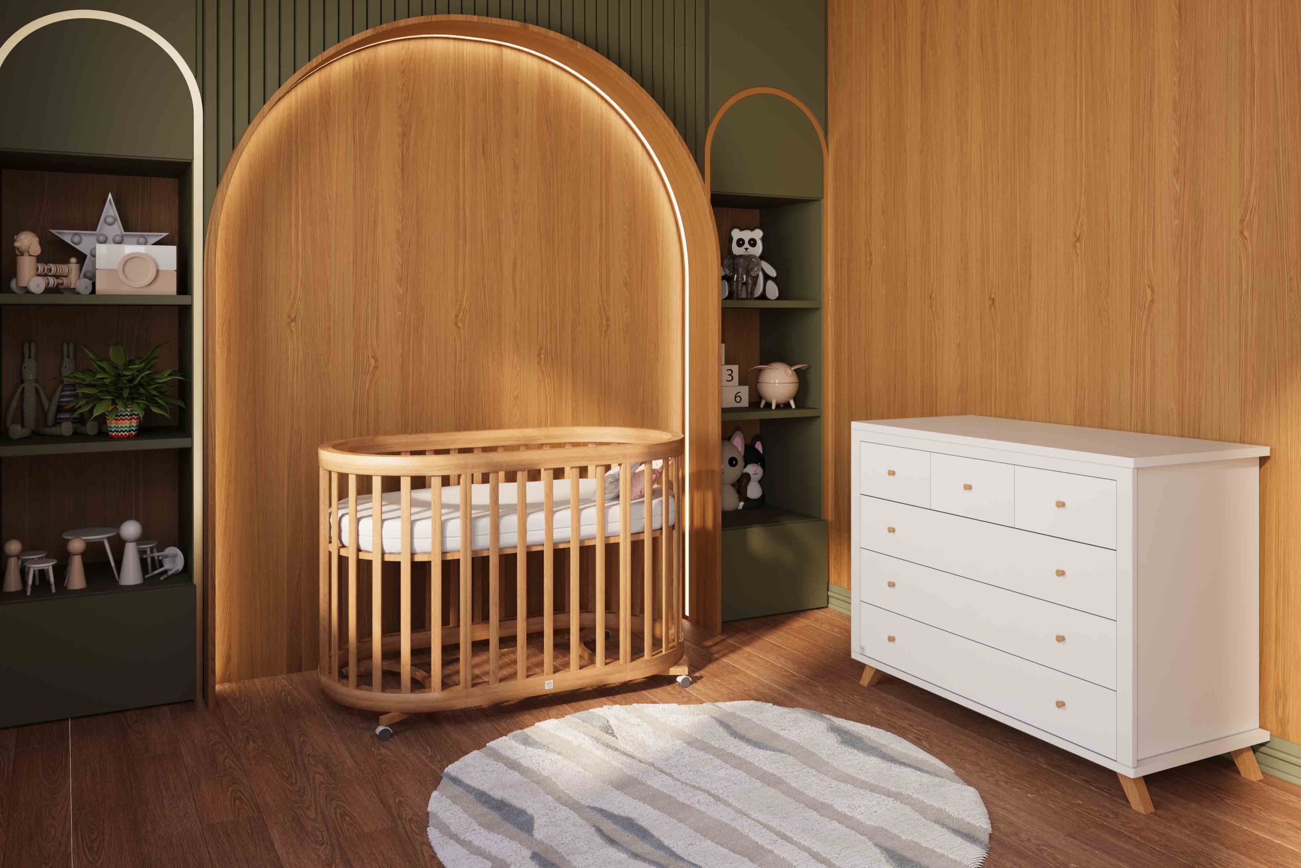 Baby room and natural white hurricane transition חדר לתינוק ומעבר הורקאן טבעי לבן