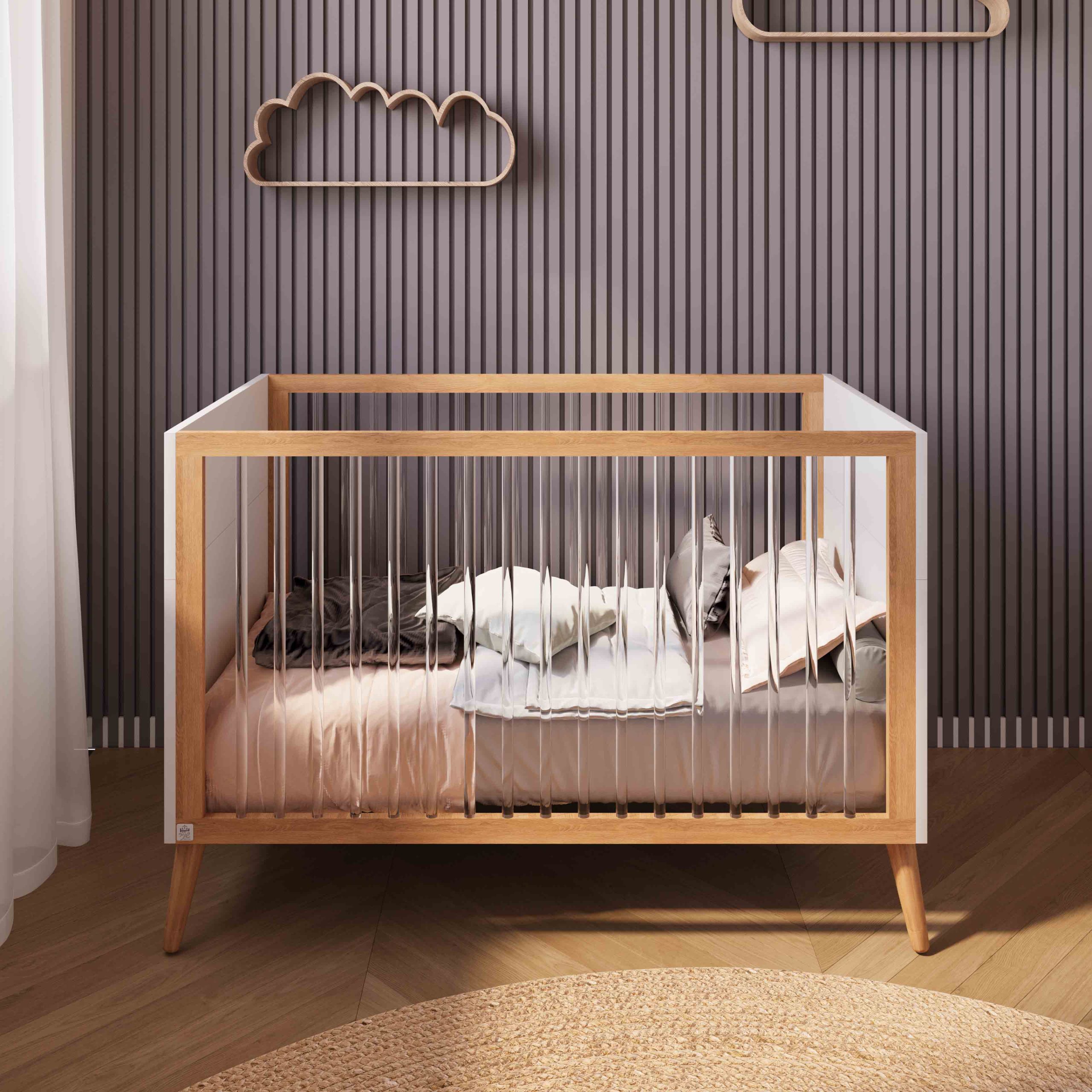 חדר שינה לתינוק נגב לבן מוטות שקופים- טריקה שקטה NEW COLLECTION !!