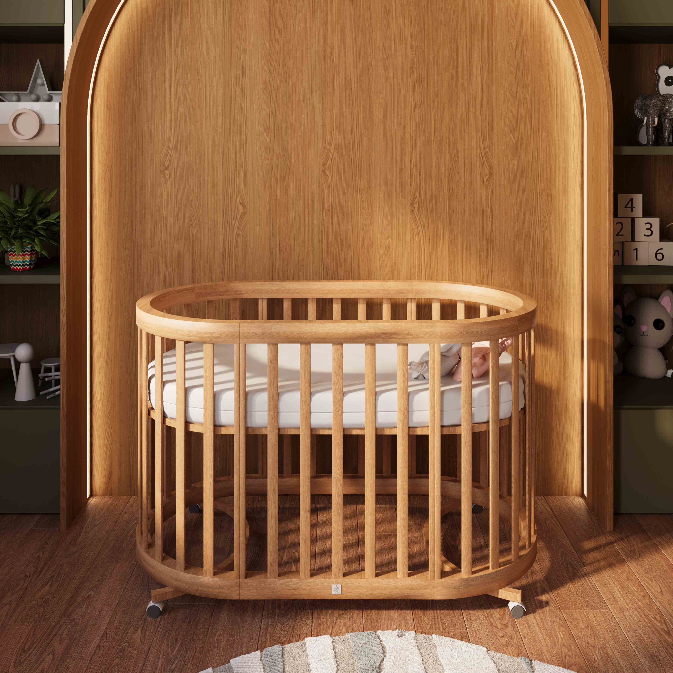 STUDIO BOUTIQUE COLLECTION- מיטת תינוק פרינסס לבן