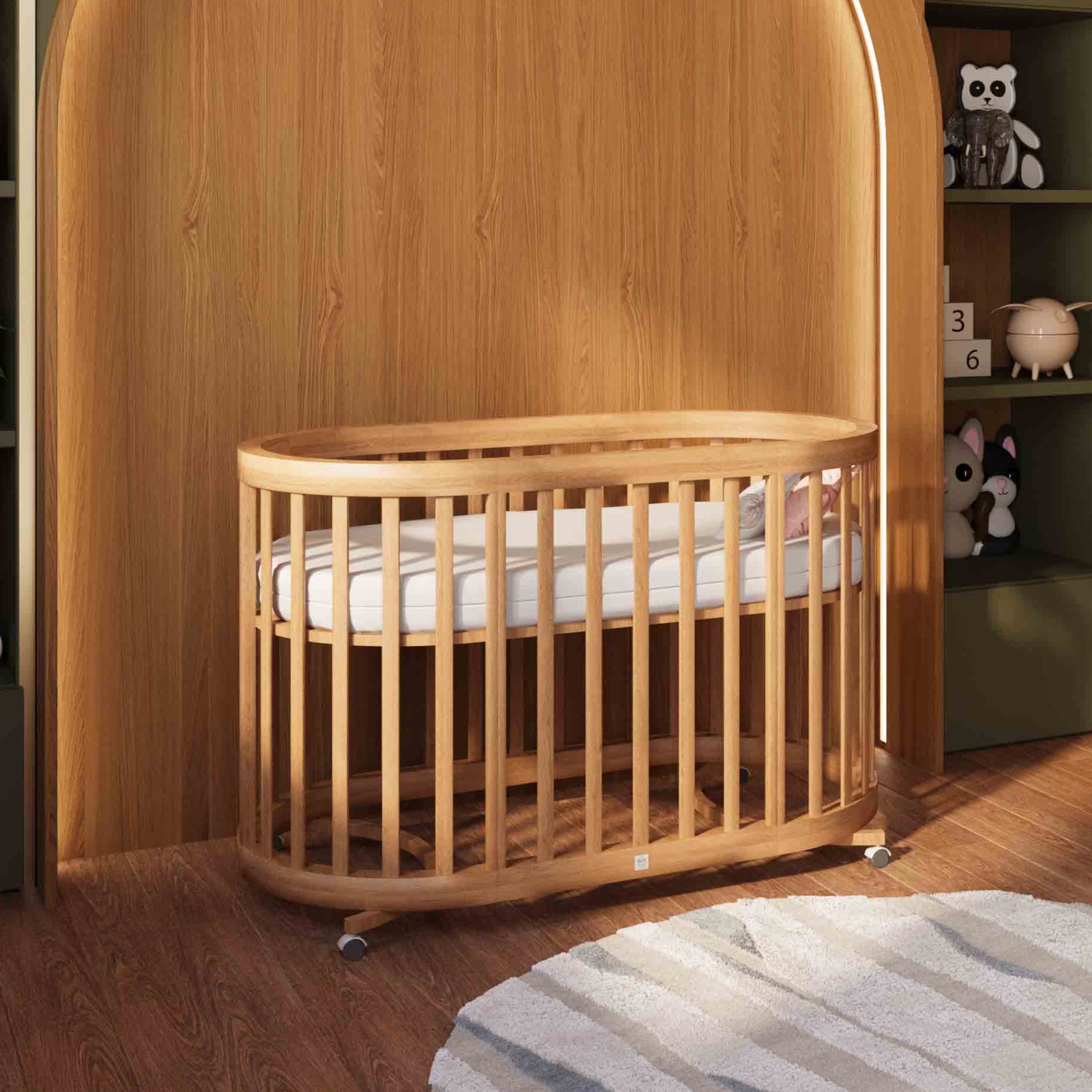 STUDIO BOUTIQUE COLLECTION- מיטת תינוק פרינסס לבן