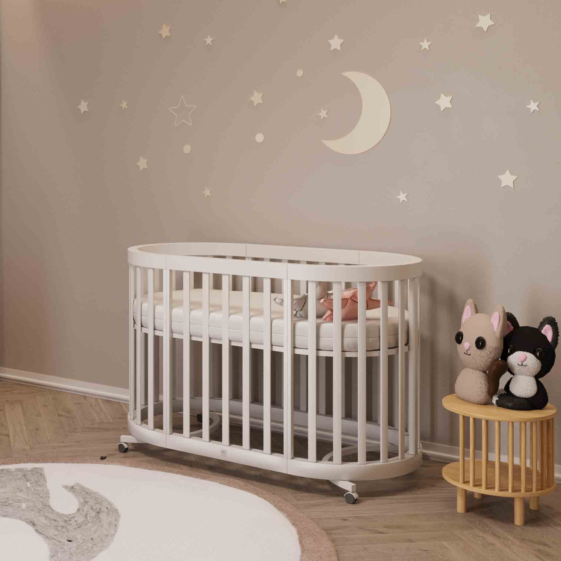 STUDIO BOUTIQUE COLLECTION- מיטת תינוק פרינסס לבן