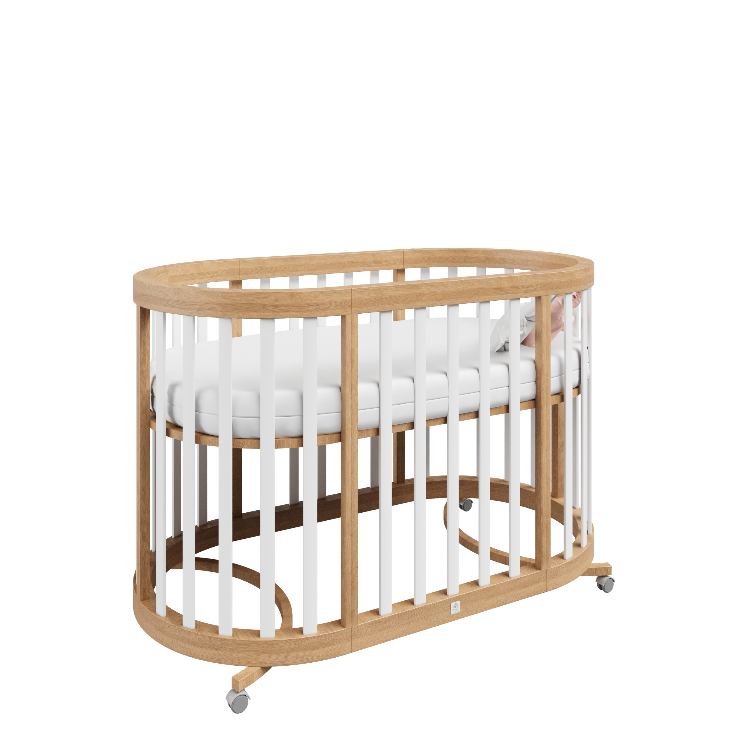 מיטת תינוק מעוגלת 3 ב 1 שהיא גם עריסה, גם מיטת תינוק וגם מיטת מעבר, היא פתרון פרקטי ונוח עבור הורים שמחפשים רהיט שיכול ללוות את הילד שלהם לאורך זמן. מיטות כאלו מתוכננות כך שניתן להתאים אותן לשלבים השונים של התפתחות הילד. בתחילת הדרך, היא מתפקדת כעריסה בטוחה ומוגנת לתינוקות רכים. כאשר הילד גדל, ניתן להפוך אותה למיטת תינוק עם מעקה שמונע נפילה. ולבסוף, כשהילד כבר יותר גדול, אפשר לשנות למעקה מעבר ולהפוך אותה למיטת מעבר שמתאימה לילד. 